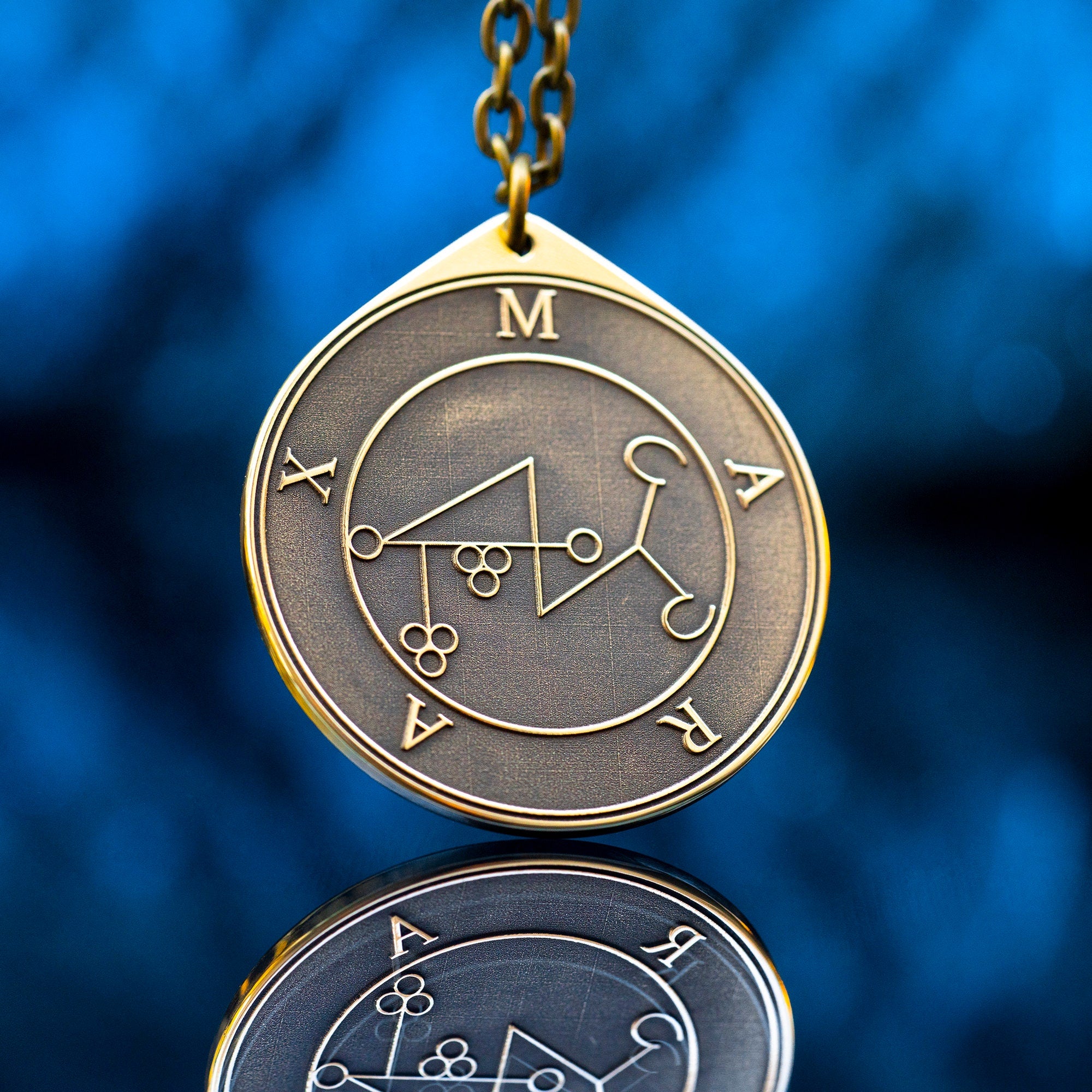 Earl Marax Seal Pendant: Lesser Key of Solomon Amulet