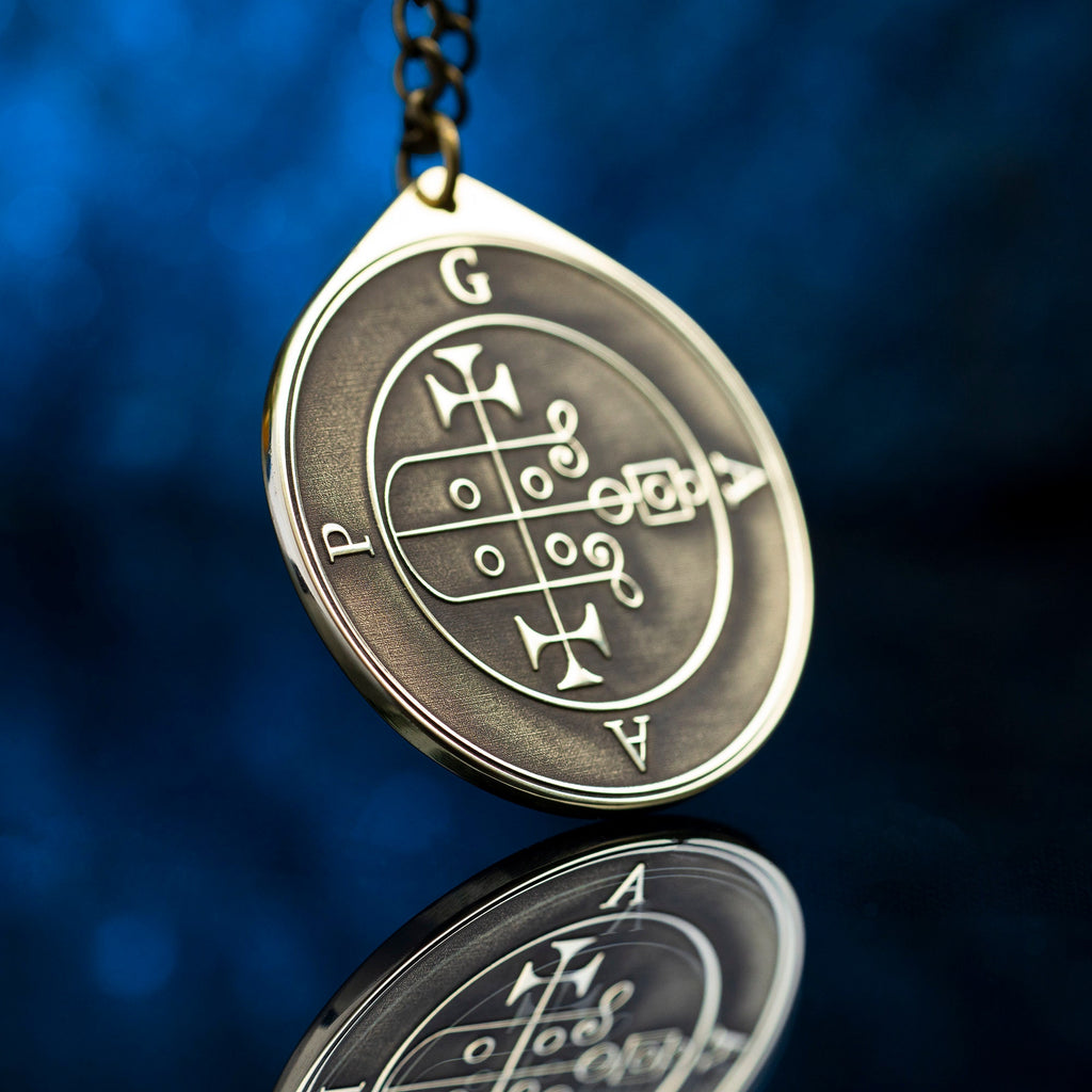 Prince Gaap Demon of things Past, Present, and to Come - Lesser Key of Solomon Seal pendant amulet kabbalah occult magic goetia talisman