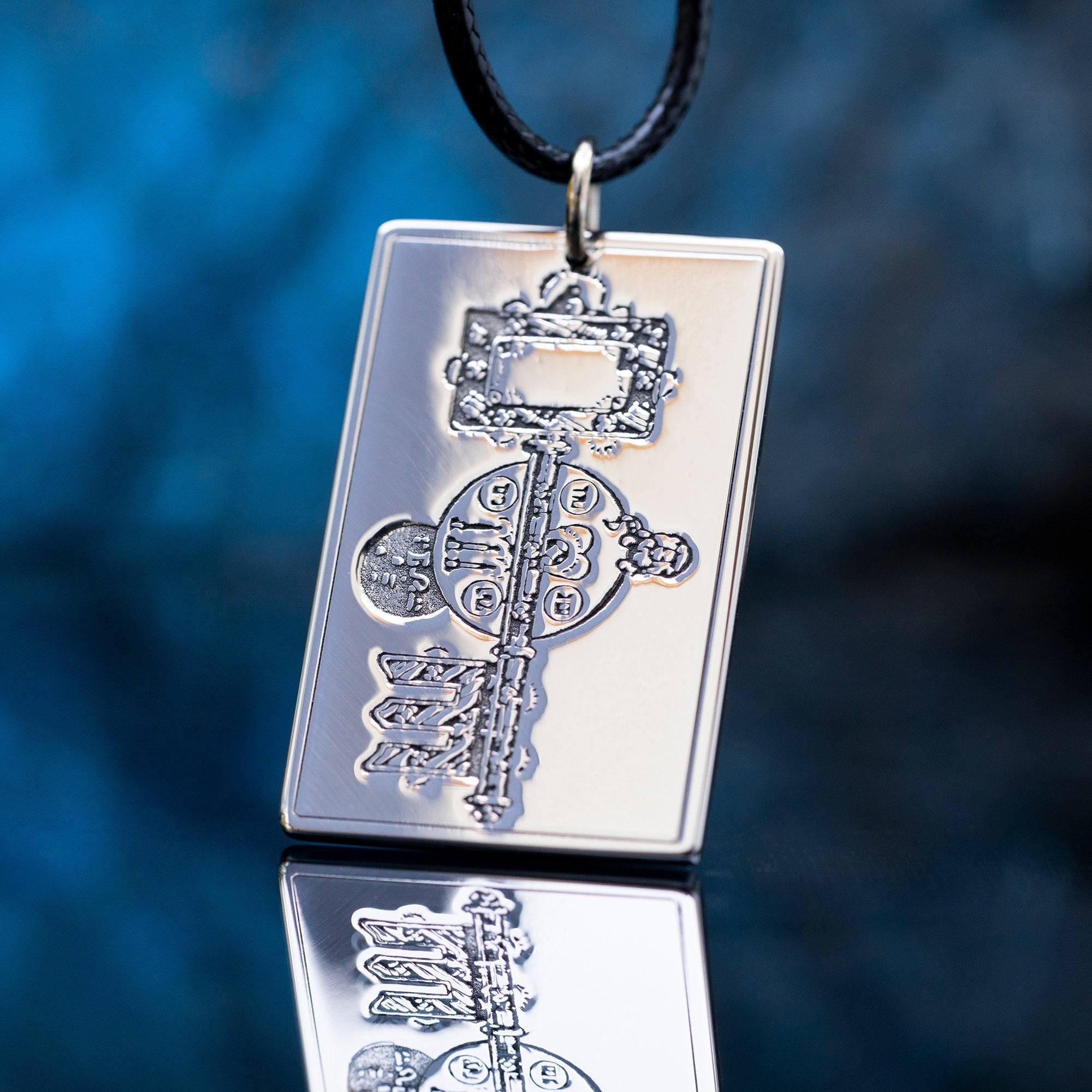 Master Key Seal Pendant: Goetia Kabbalah Amulet, Good Fortune Magic talisman