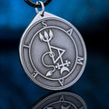 Samael Sigil Pendant: Archdemon of Death and Knowledge, Solomon Kabbalah Talisman