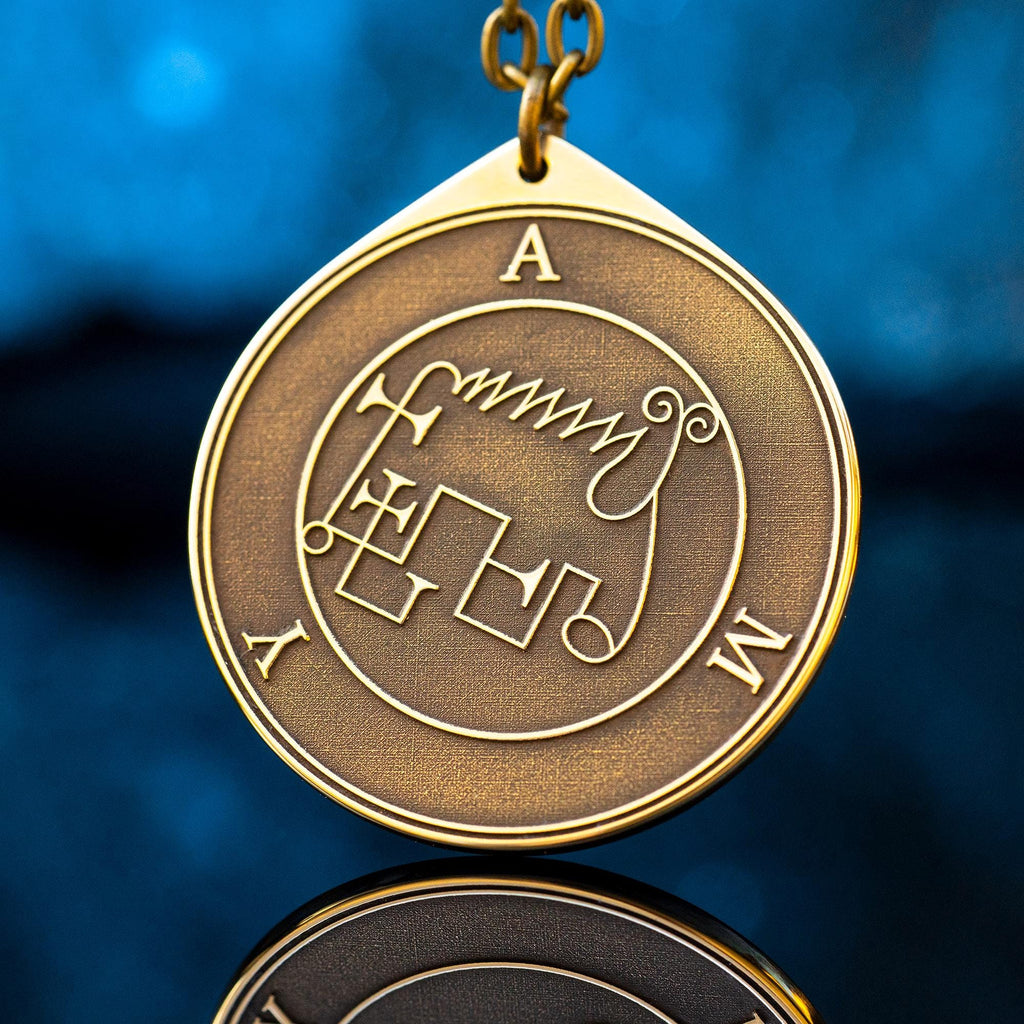 President Amy Demon of Wonderful Knowing - Lesser Key of Solomon Seal pendant amulet kabbalah occult magic goetia talisman