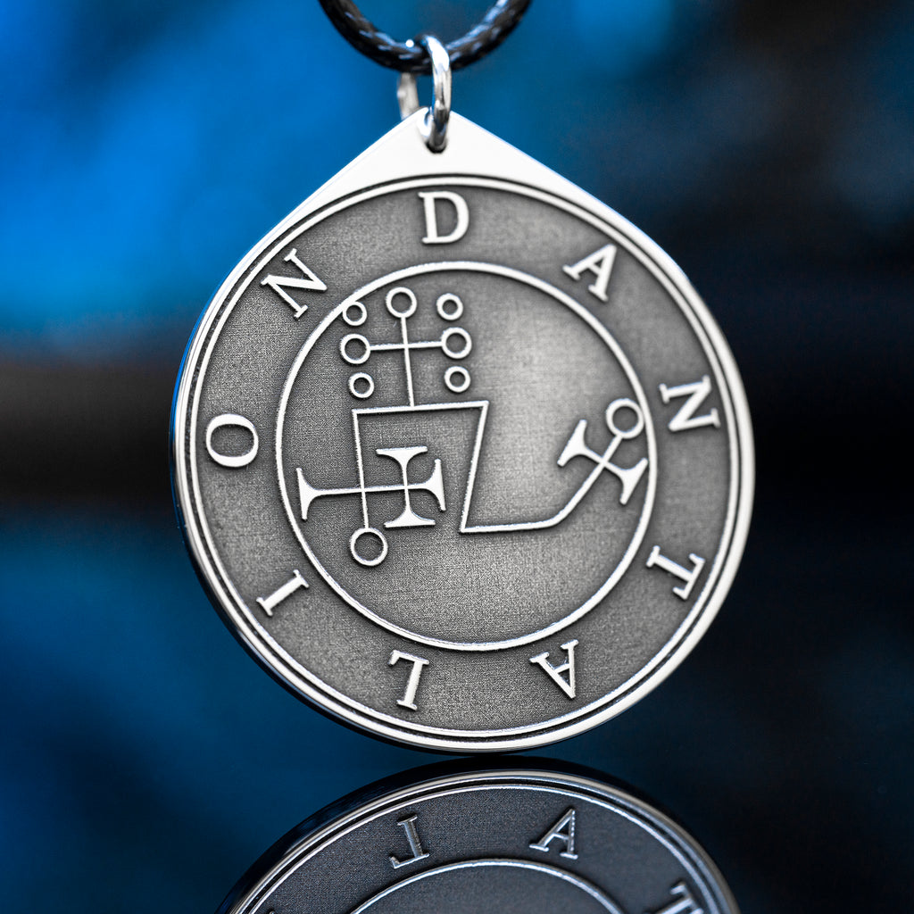 Dantalion Seal Amulet Pendant: Lesser Key of Solomon Talisman