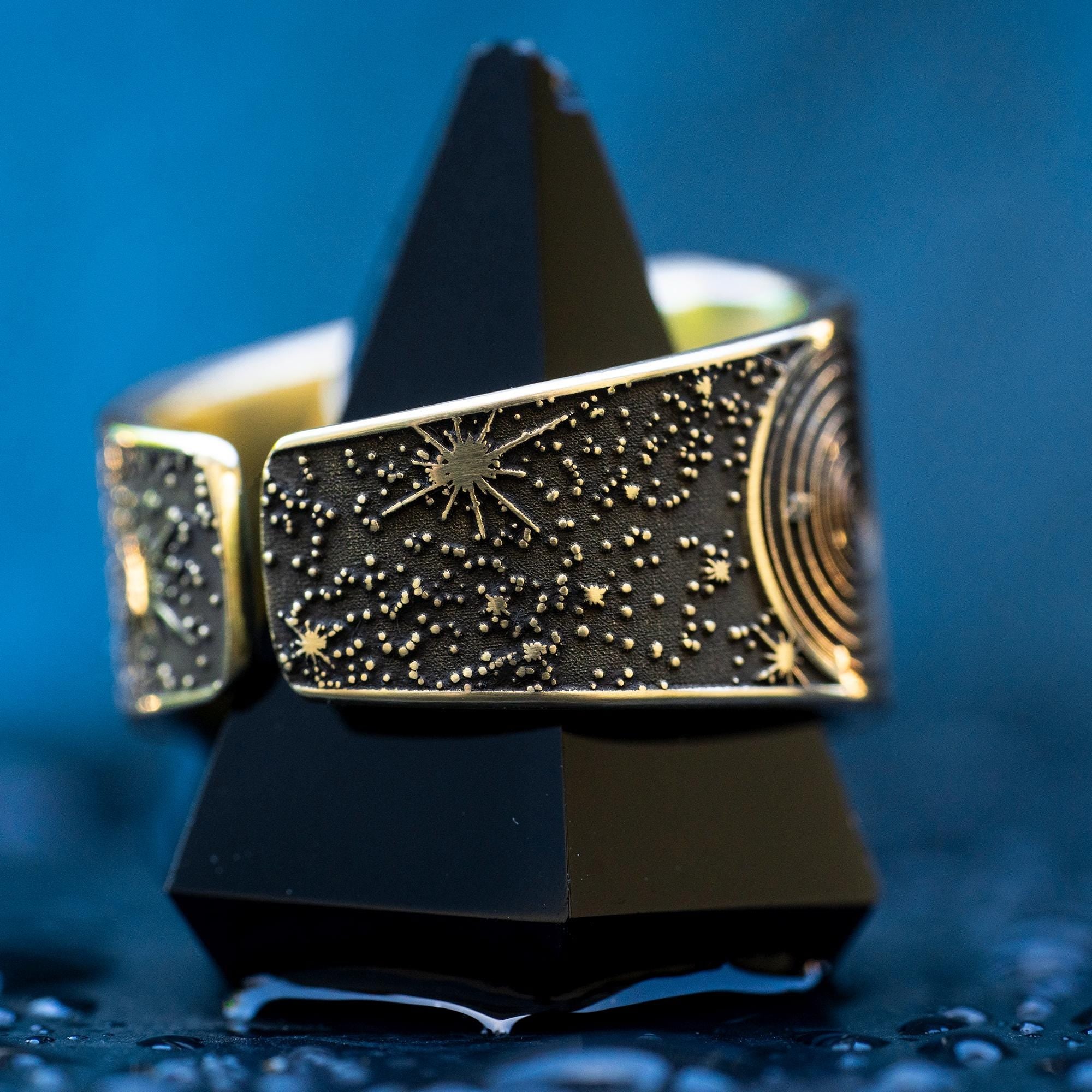 Goetia First Pentacle of Mars Ring: Kabbalah Amulet Talisman