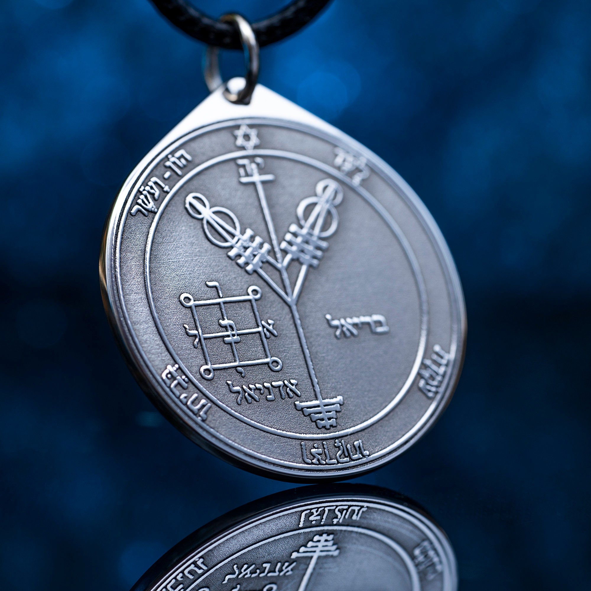 The Fourth Pentacle of Jupiter pendant Solomon kabbalah amulet talisman seal goetia occult magic lemegeton