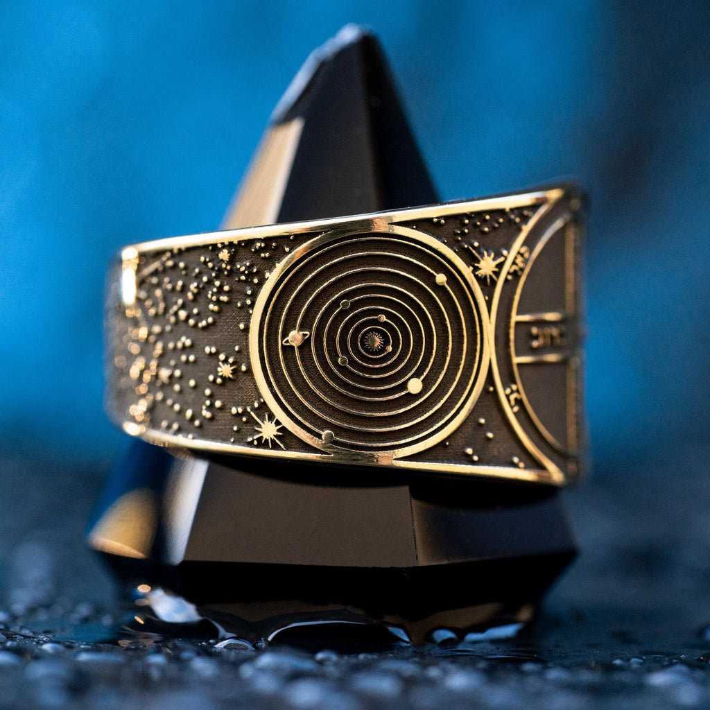 Goetia Sixth Pentacle of Jupiter Ring: Kabbalah Seal of Solomon Amulet