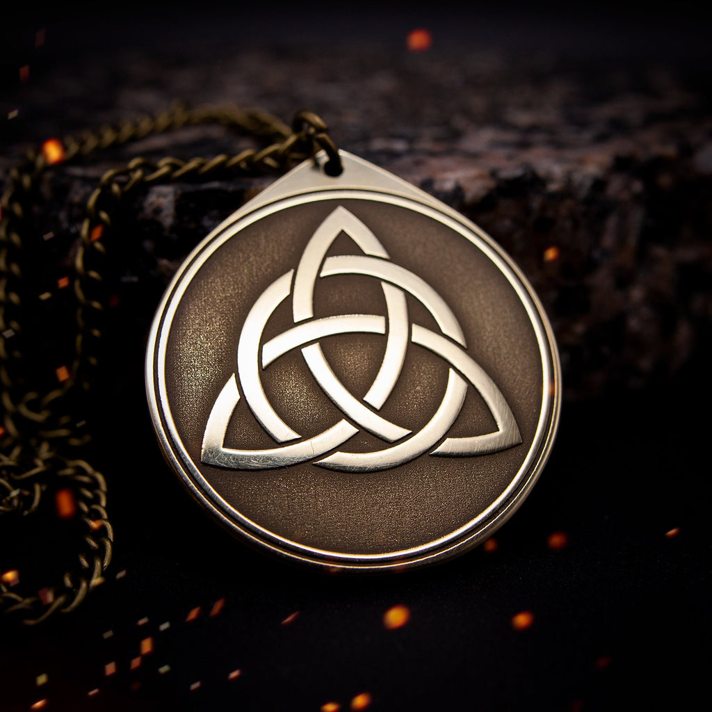Triquetra Symbol Pendant: Celtic Viking Amulet Talisman