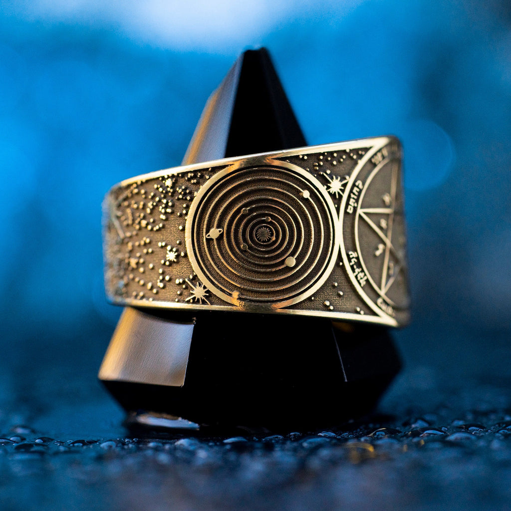 Goetia Second Pentacle of Venus Ring: Solomon Kabbalah Amulet Talisman