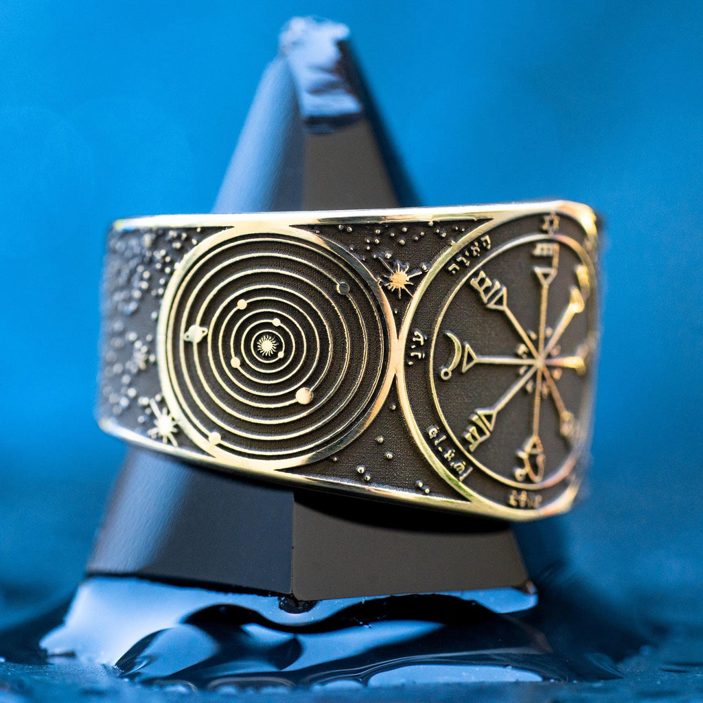 Goetia Fourth Pentacle of the Sun Ring: Solomon Kabbalah Amulet Talisman