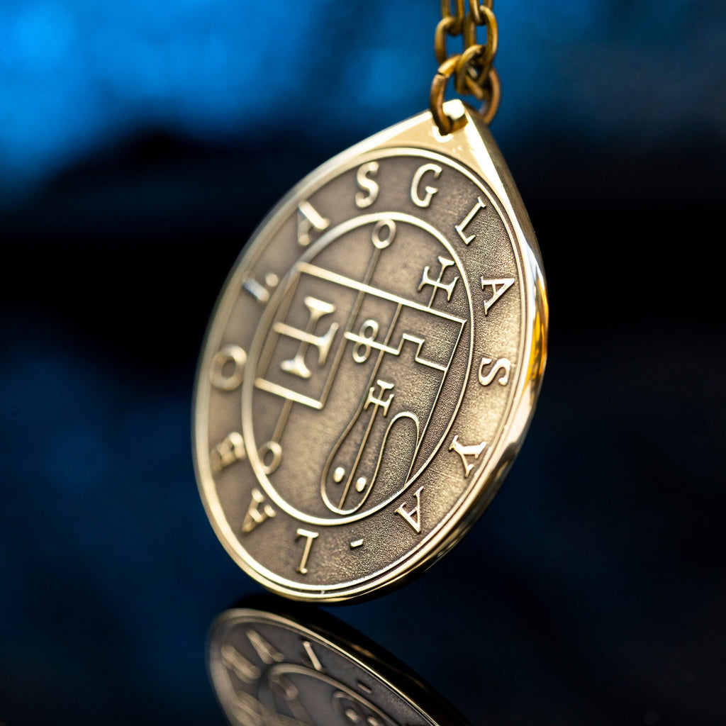 Glasya-Labolas Seal Pendant: Demon of Bloodshed & Knowledge, Solomon Kabbalah Amulet
