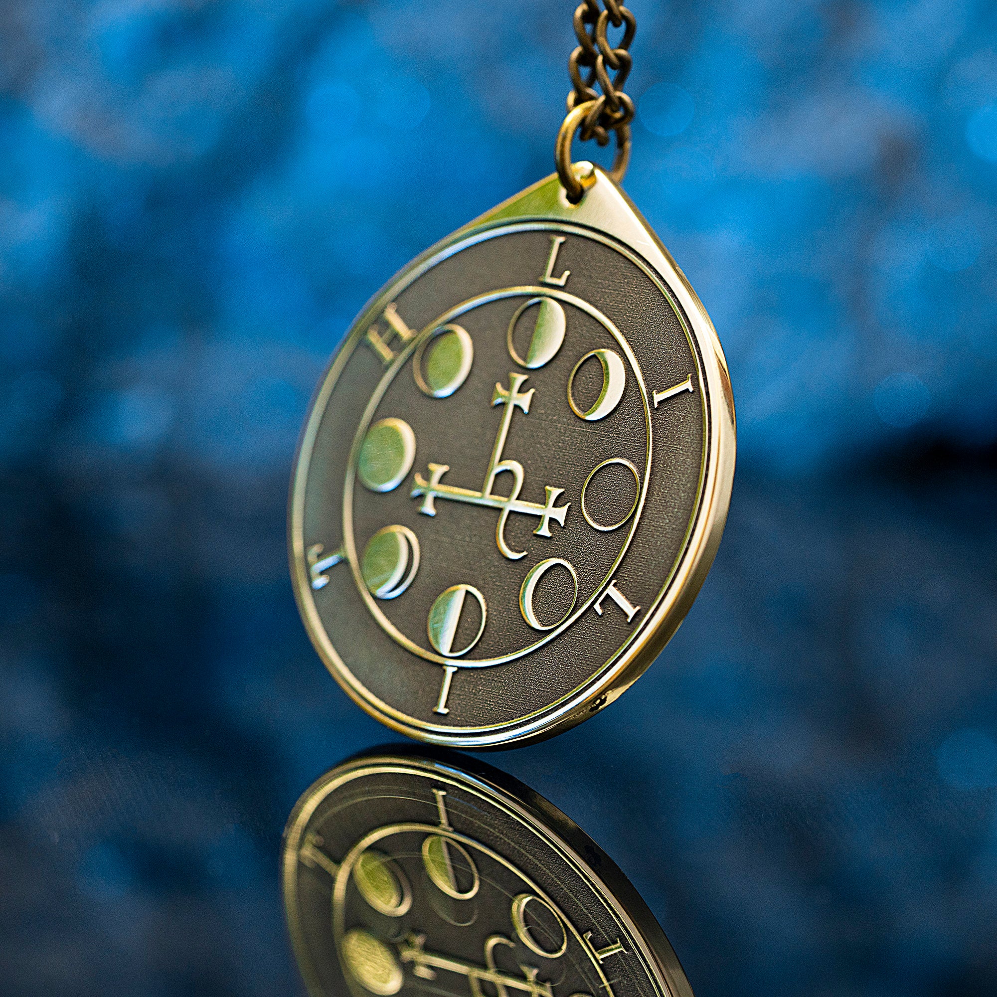 Lilith Seal Pendant: Goddess of Dreams, Demon of Seduction, Solomon Goetia Kabbalah Amulet