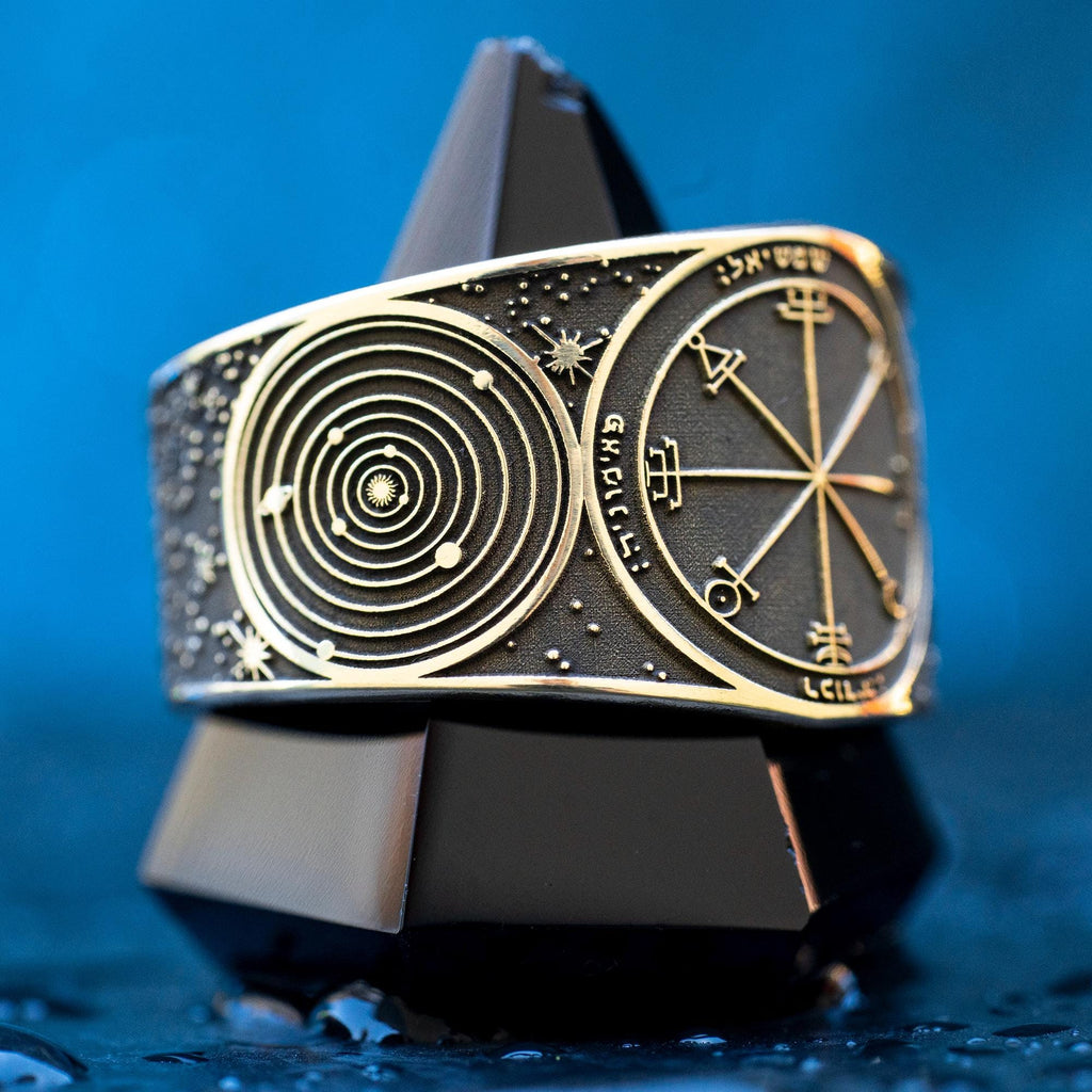 Goetia Second Pentacle of the Sun Ring: Kabbalah Solomon Amulet Talisman