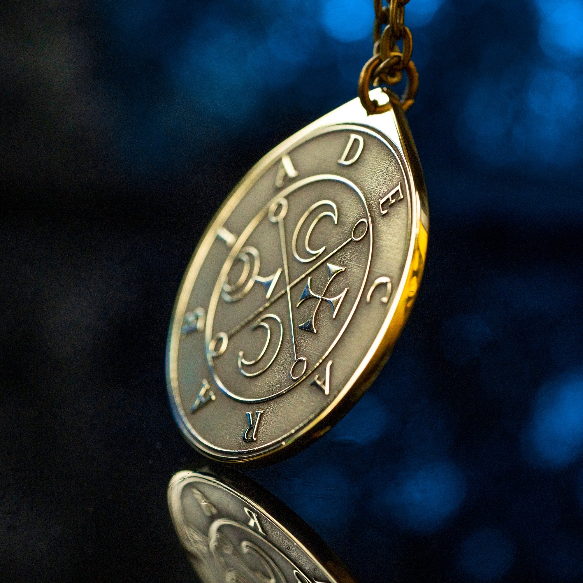 Decarabia Seal Pendant: Demon of Virtues and Illusion, Goetia Solomon Kabbalah Amulet