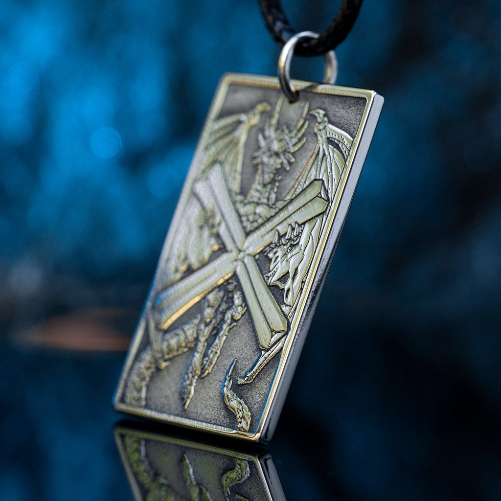 Gebo Rune of Magical Exchange and Gifts Celtic Dragon Treasure Elder Futhark Rune viking magic amulet kabbalah pendant talisman