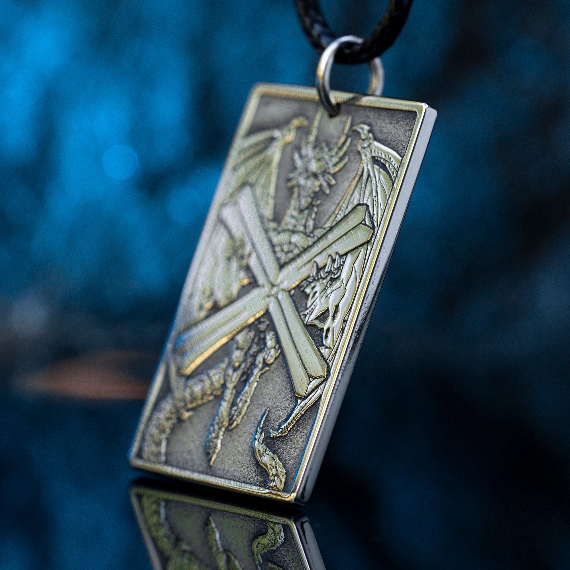 Gebo Rune of Magical Exchange and Gifts Celtic Dragon Treasure Elder Futhark Rune viking magic amulet kabbalah pendant talisman