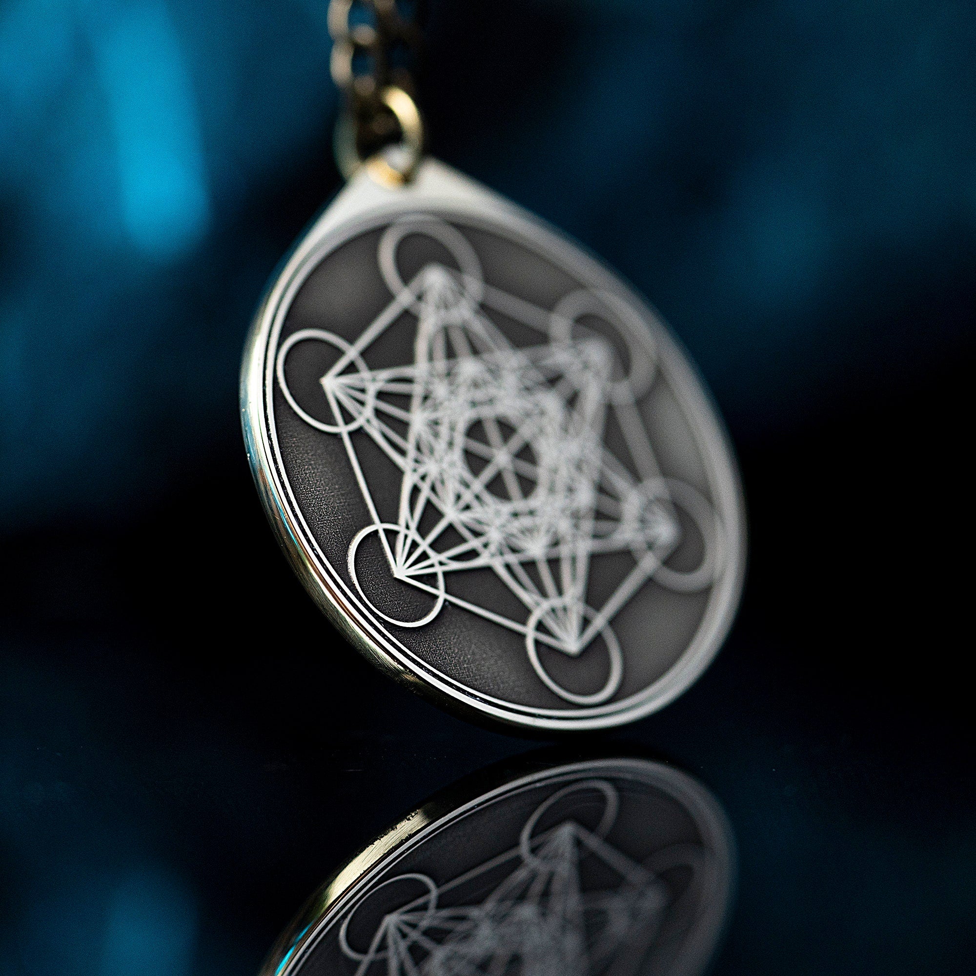 Archangel Metatron Seal Pendant: Kabbalah Amulet Talisman