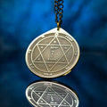 The Second Pentacle of Mars pendant Solomon kabbalah amulet talisman seal goetia occult magic lemegeton