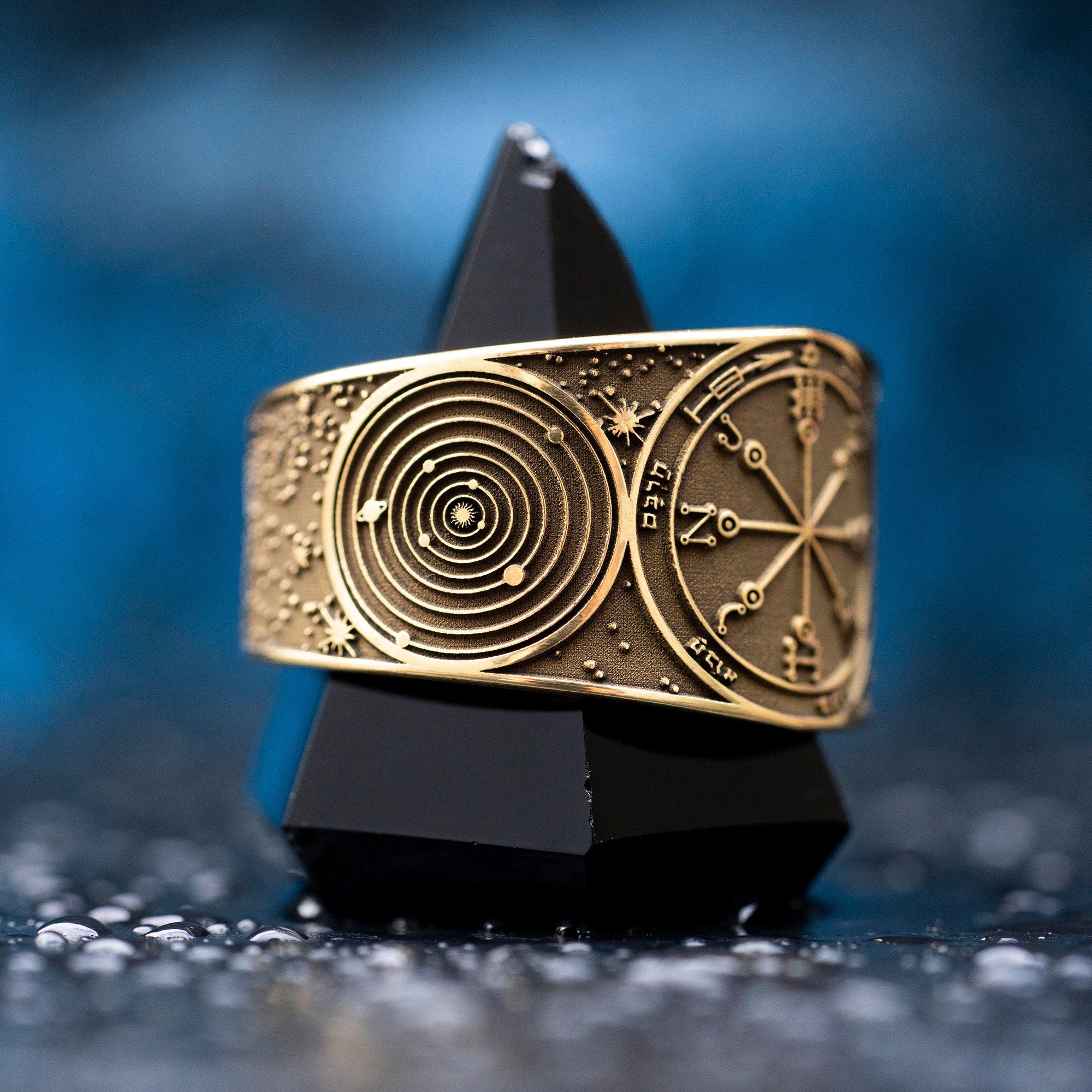 Goetia Sixth Pentacle of Mars Ring: Holy Seal of Solomon Talisman