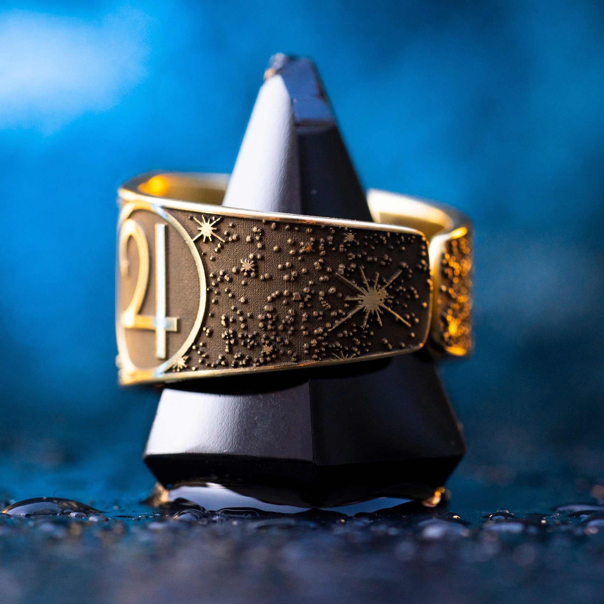 Goetia Fourth Pentacle of Jupiter Ring: Kabbalah Seal Amulet Talisman