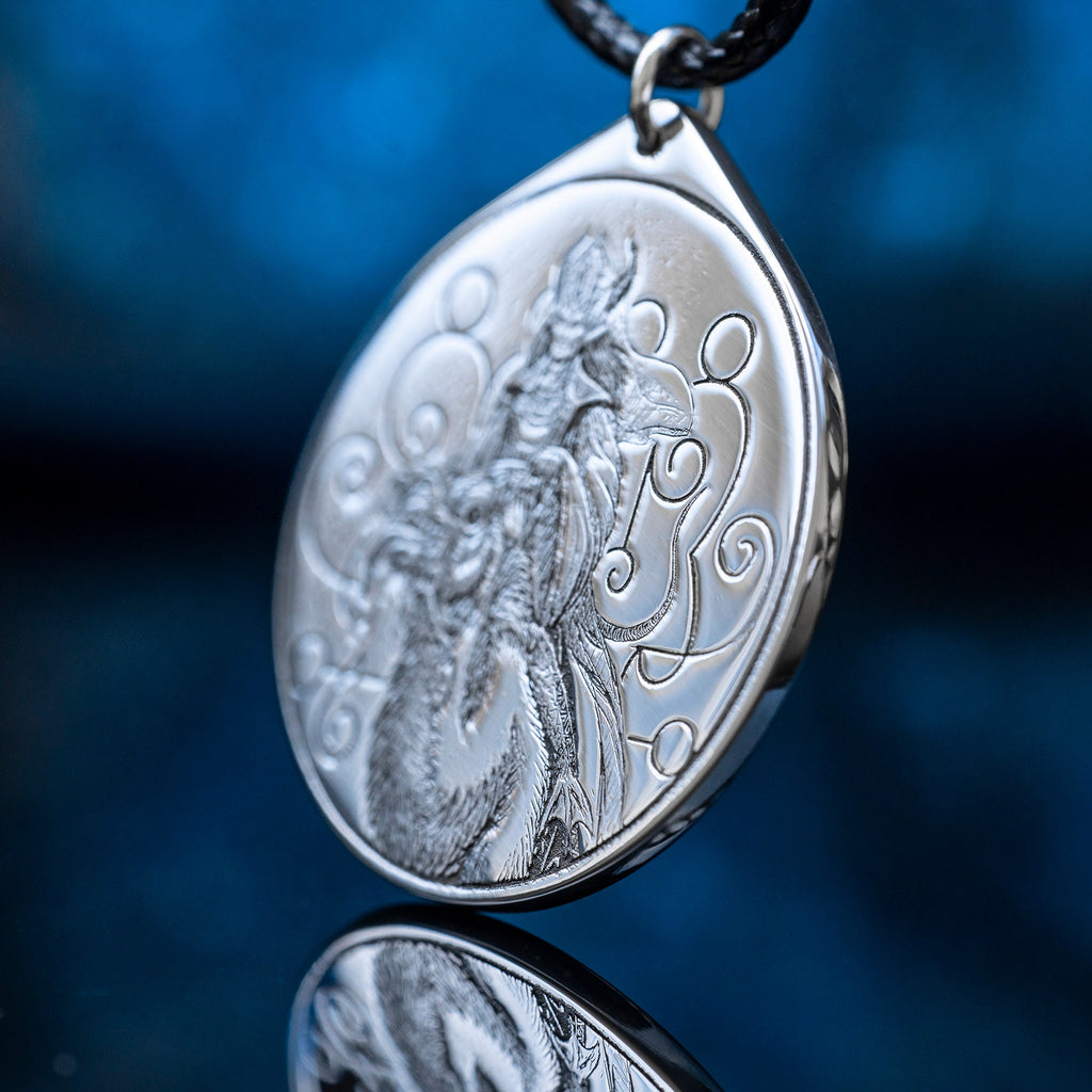 King Paimon Seal Pendant: Lesser Key of Solomon Amulet