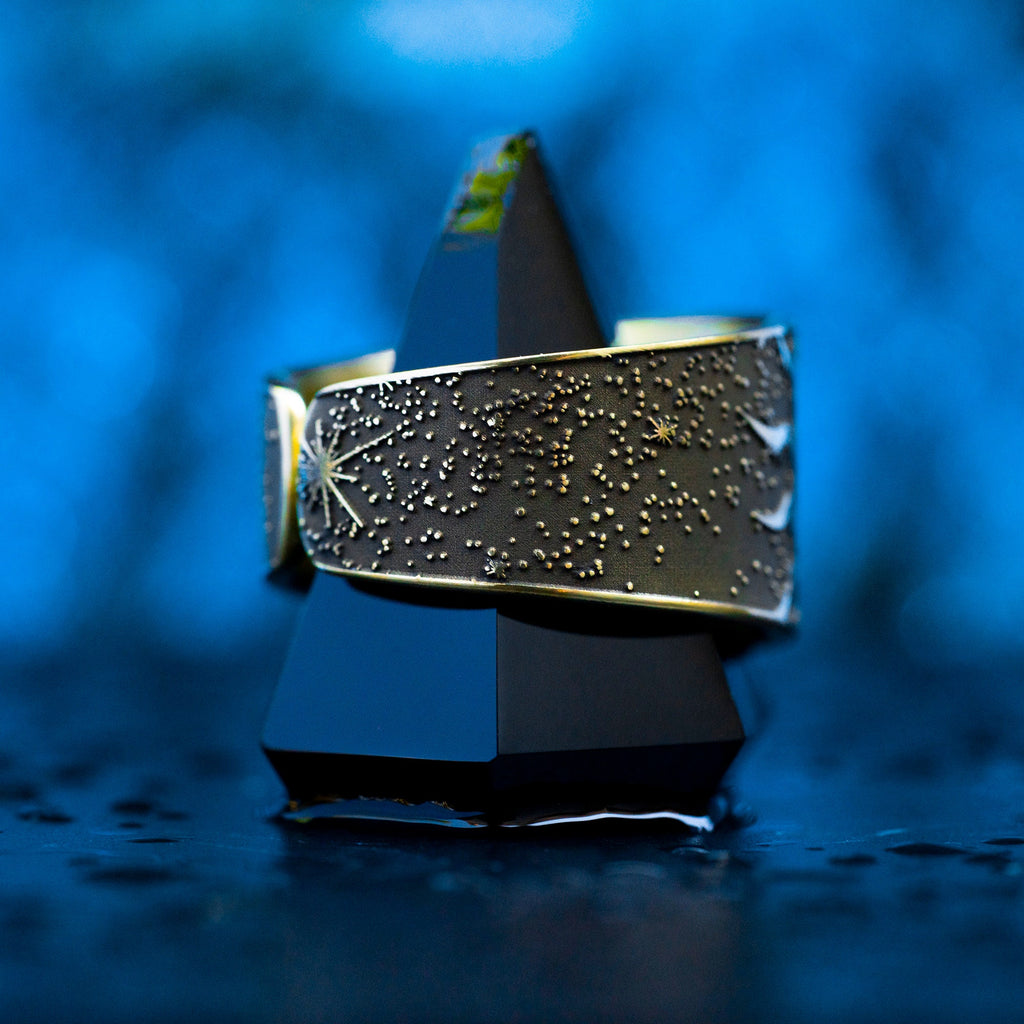 Archangel Raziel Brass Ring: Seal of Solomon Kabbalah Amulet