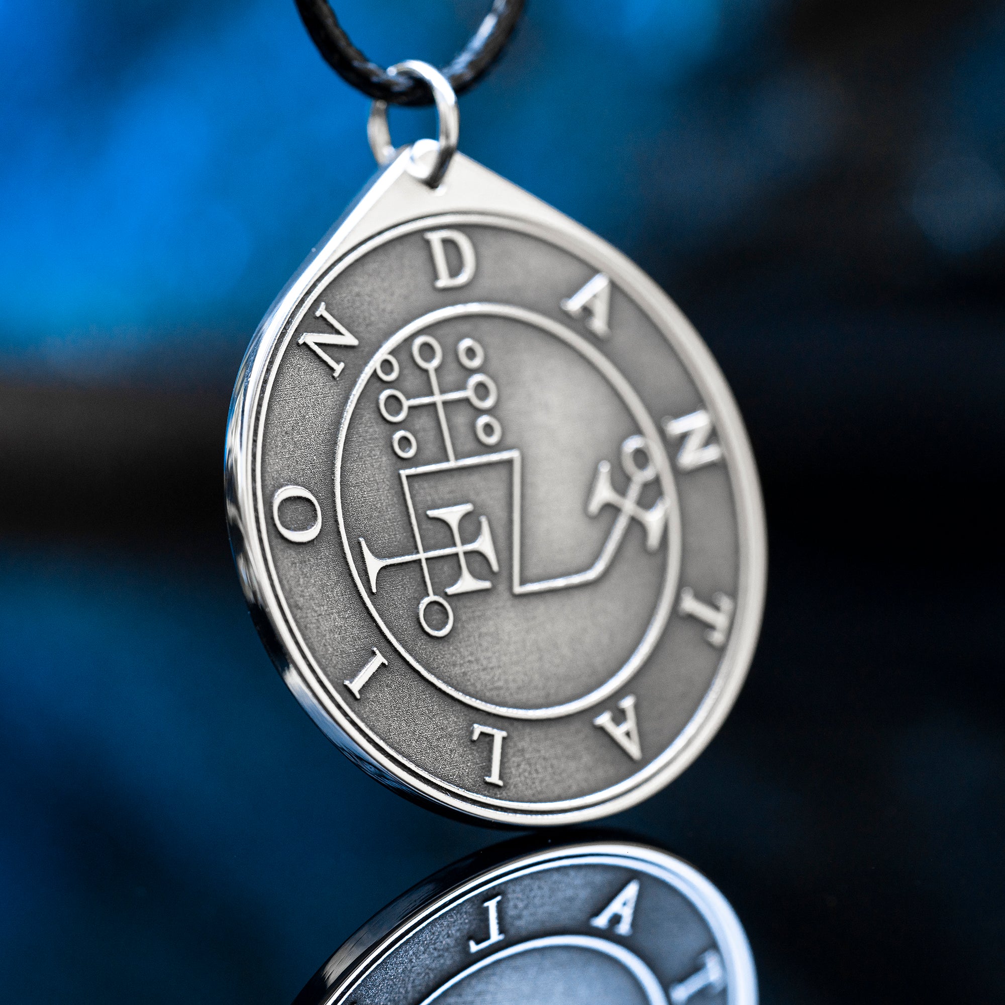 Dantalion Seal Amulet Pendant: Lesser Key of Solomon Talisman
