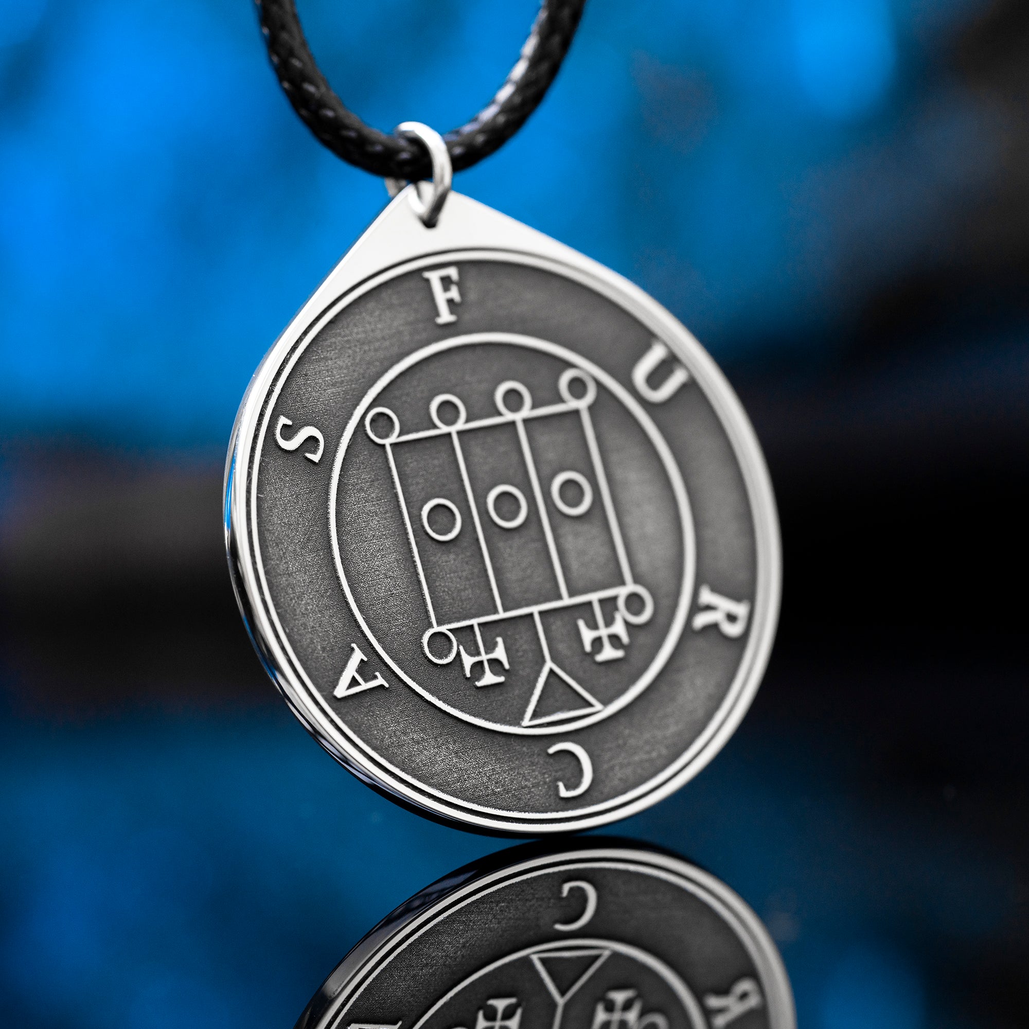 Furcas Seal Pendant: Talisman of Wisdom and Eloquence, Goetia magic amulet