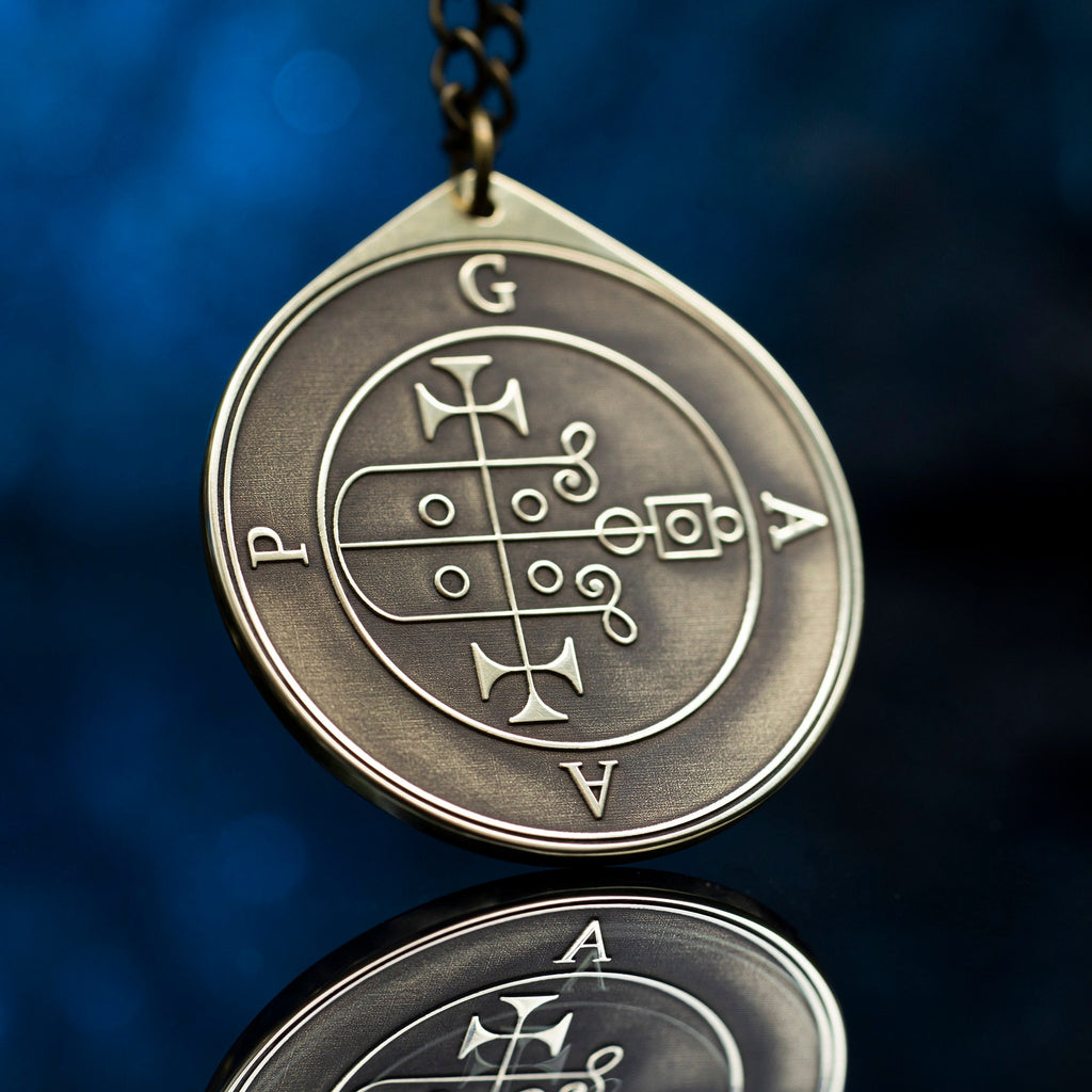 Prince Gaap Demon of things Past, Present, and to Come - Lesser Key of Solomon Seal pendant amulet kabbalah occult magic goetia talisman