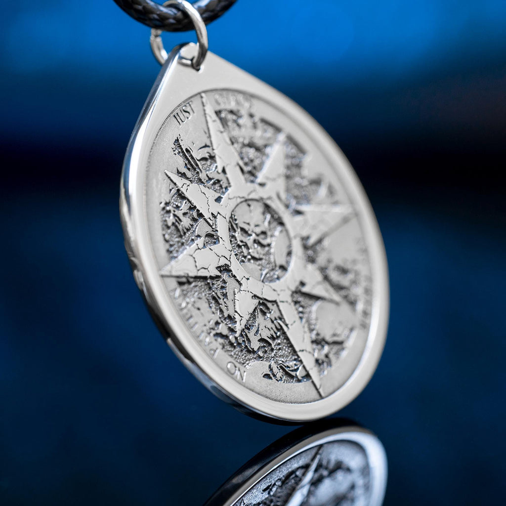 Chaos Star Pendant: Stainless Steel Talisman of Freedom & Transformation