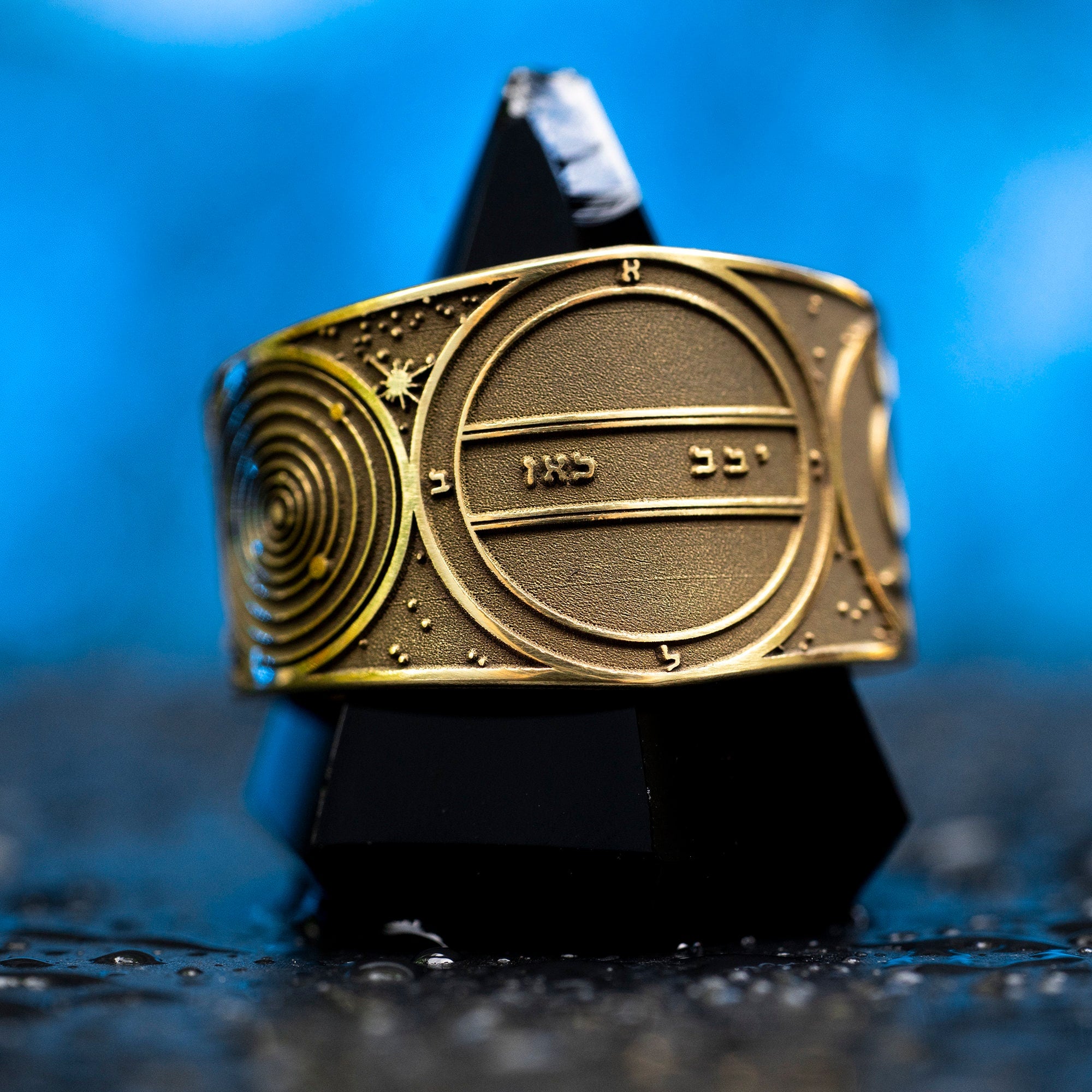 Goetia Second Pentacle of Mercury Seal Ring: Kabbalah Amulet Talisman