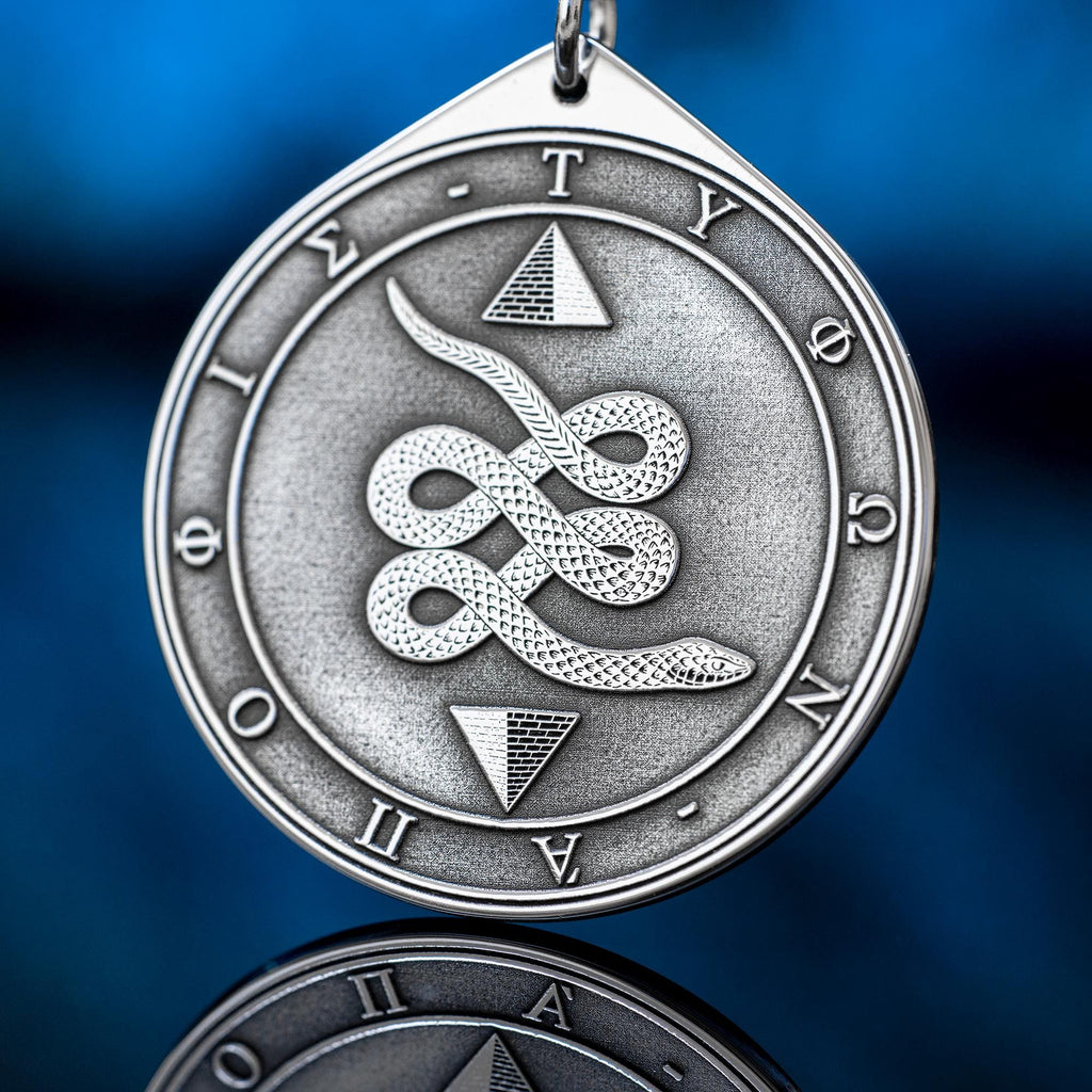 Apep-Typhon Serpent Pendant: Primordial Chaos Amulet