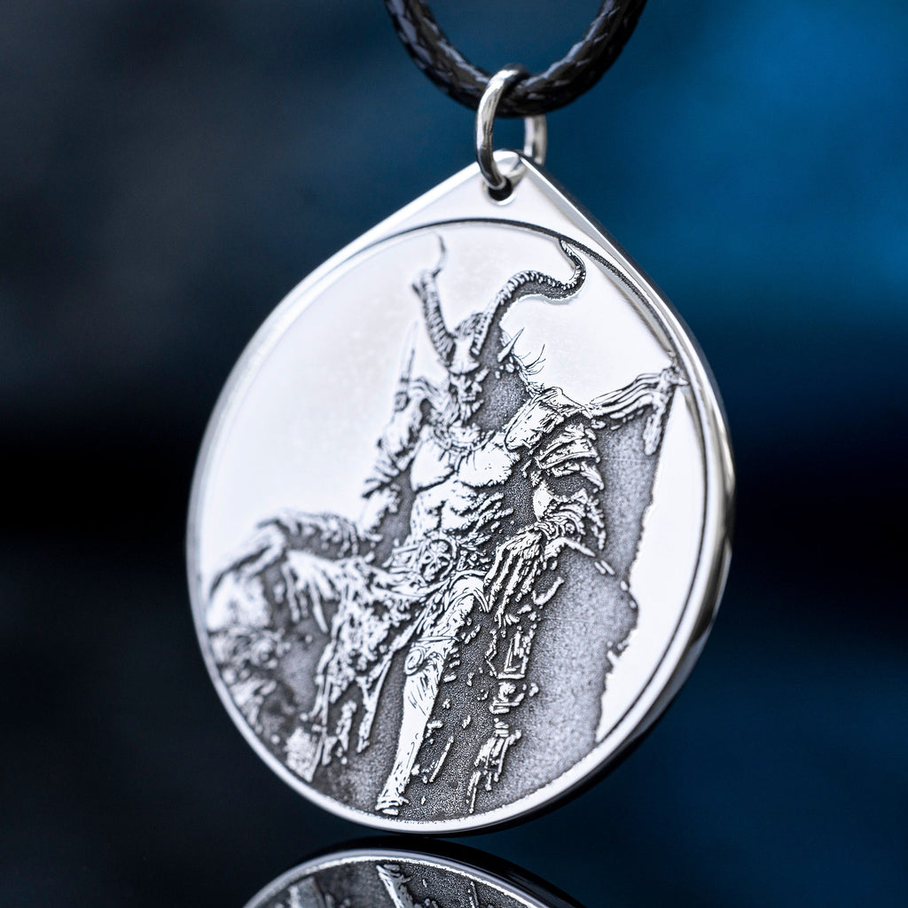 King Belial Pendant: Lesser Key of Solomon Seal, Occult Talisman