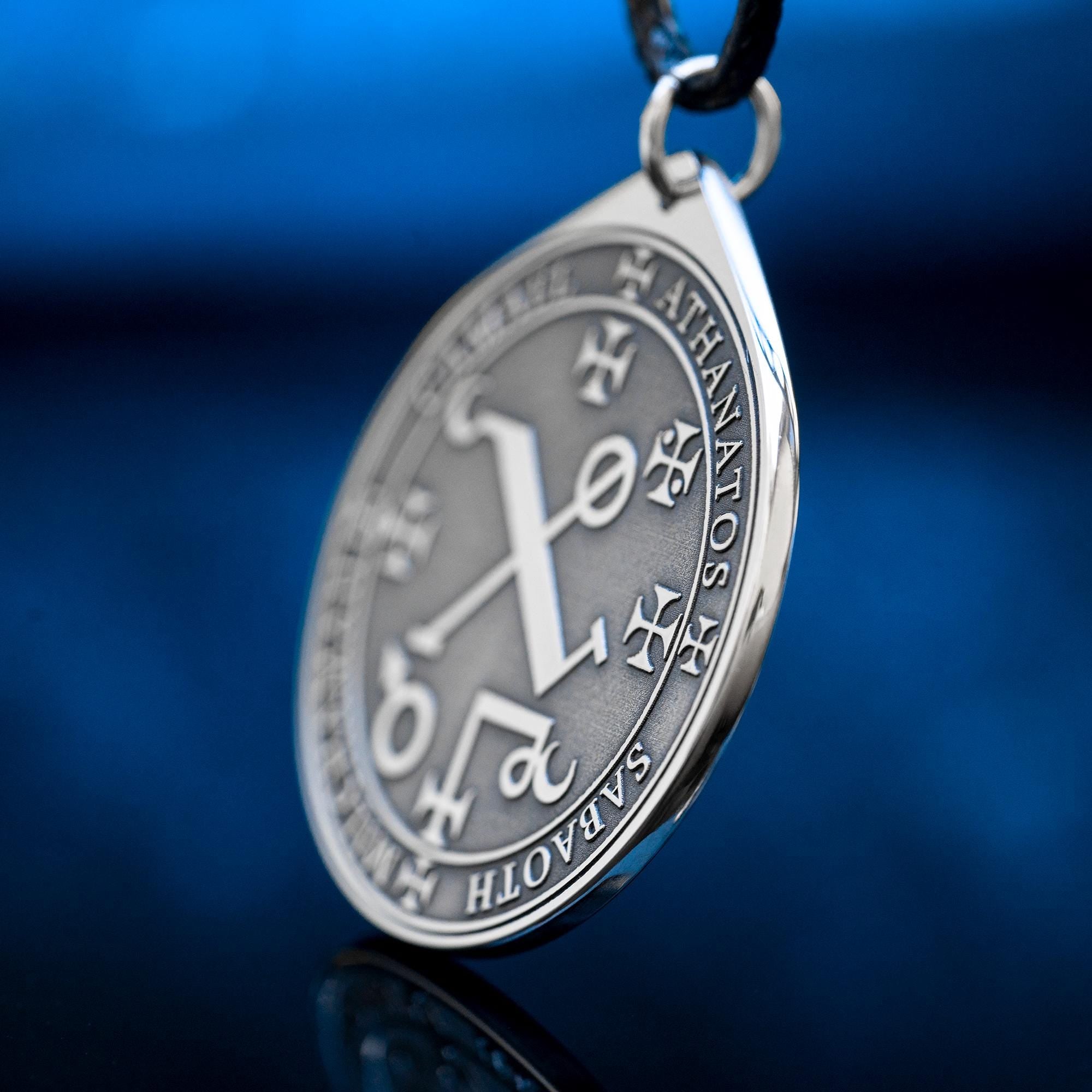 Camael Seal Pendant: Archangel of Strength and  Justice, Angelic Protection, Solomon Goetia