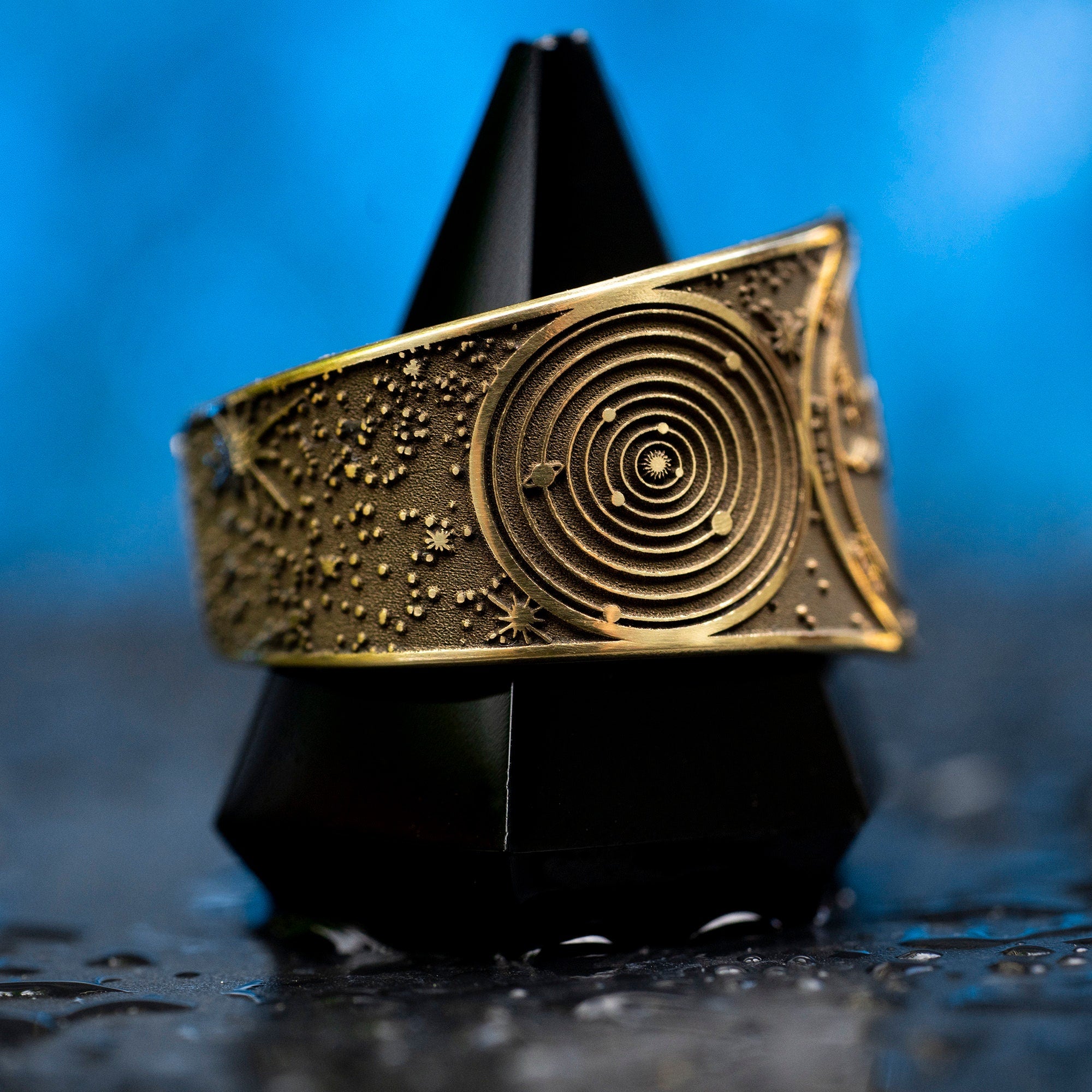 Goetia Fifth Pentacle of Moon Ring: Kabbalah Solomon Seal Amulet