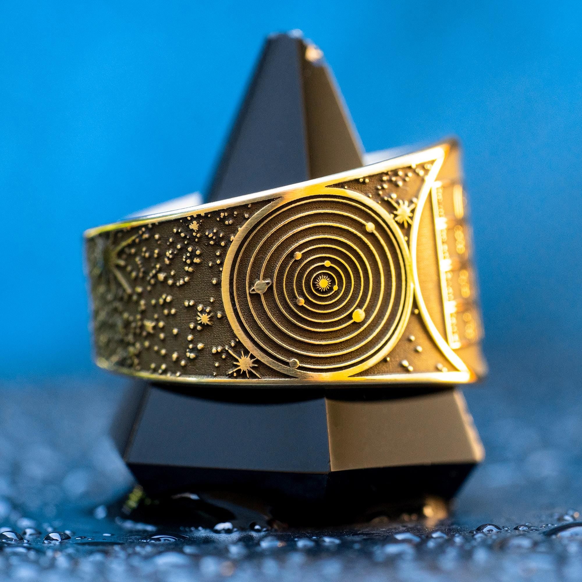 Goetia First Pentacle of the Moon Ring: Kabbalah Amulet Talisman