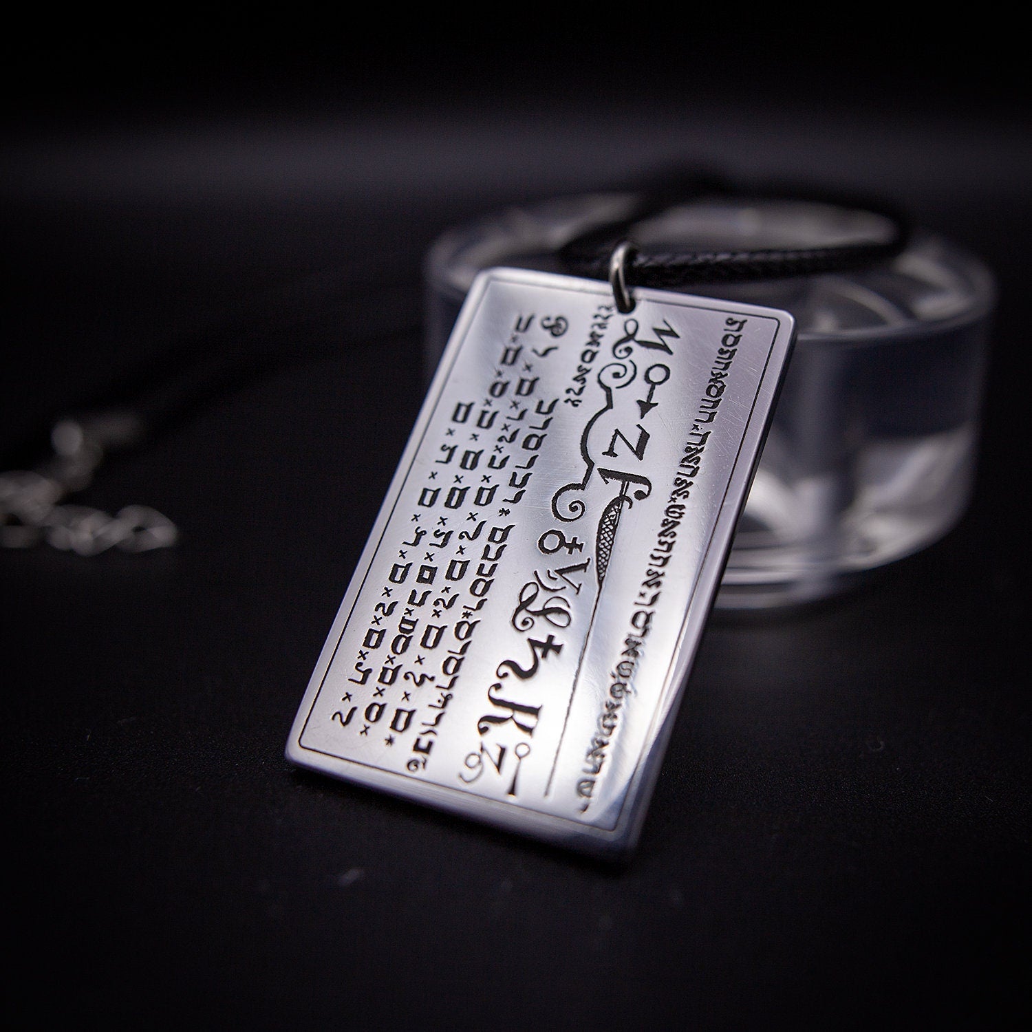 First Seal of Moses Amulet Pendant: Ministering Archangels, Goetia Kabbalah Talisman