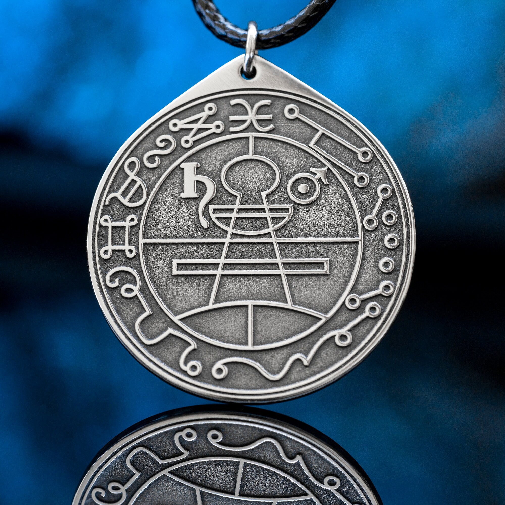 Secret Seal of Solomon Pendant: Goetia Kabbalah Amulet Magic