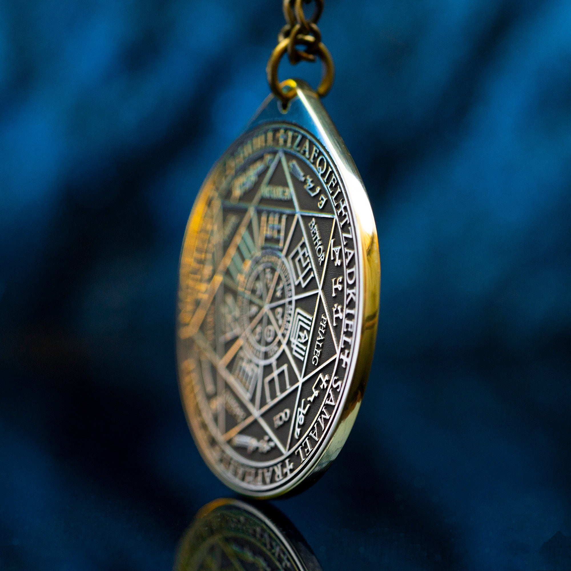 Seven Archangels Seal Pendant: Protection Solomon Kabbalah Amulet