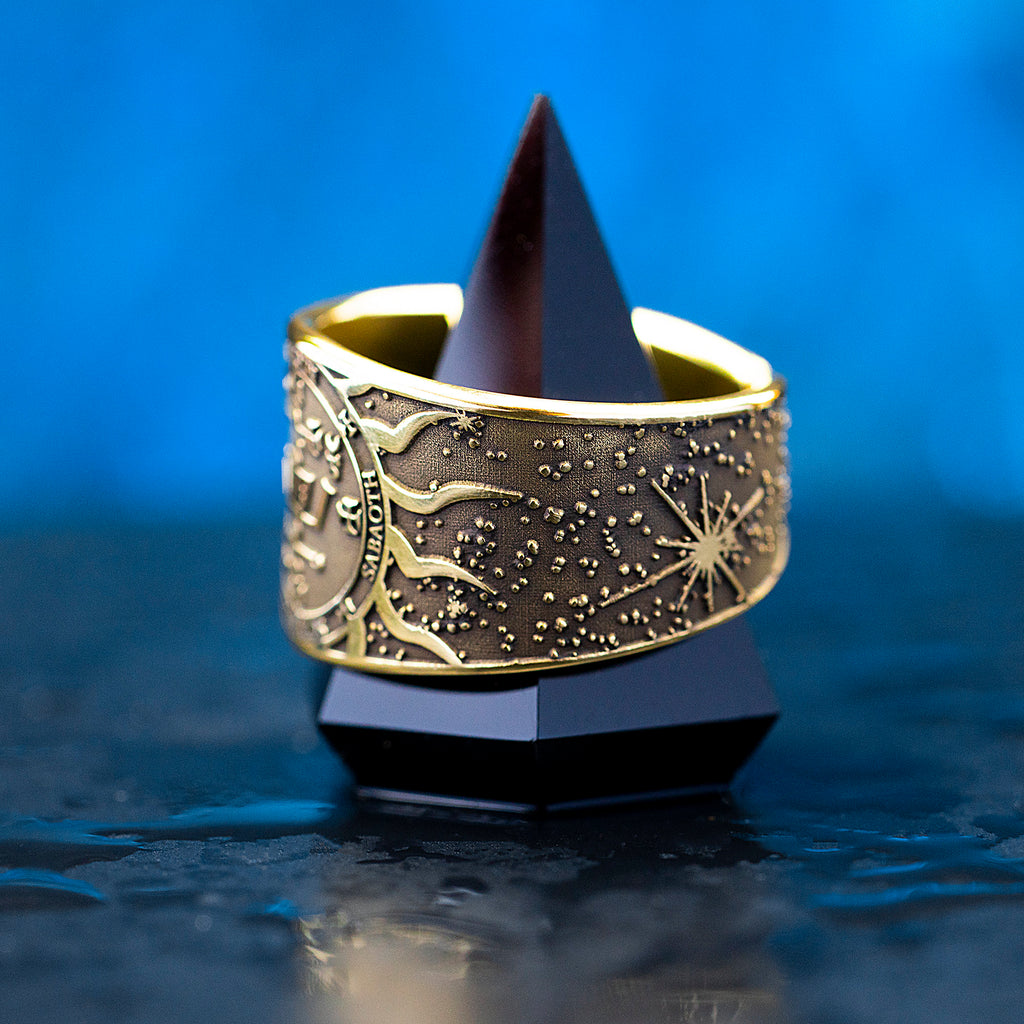 Archangel MICHAEL ring: Protector Seal, Solomon Goetia kabbalah talisman angel occult magic