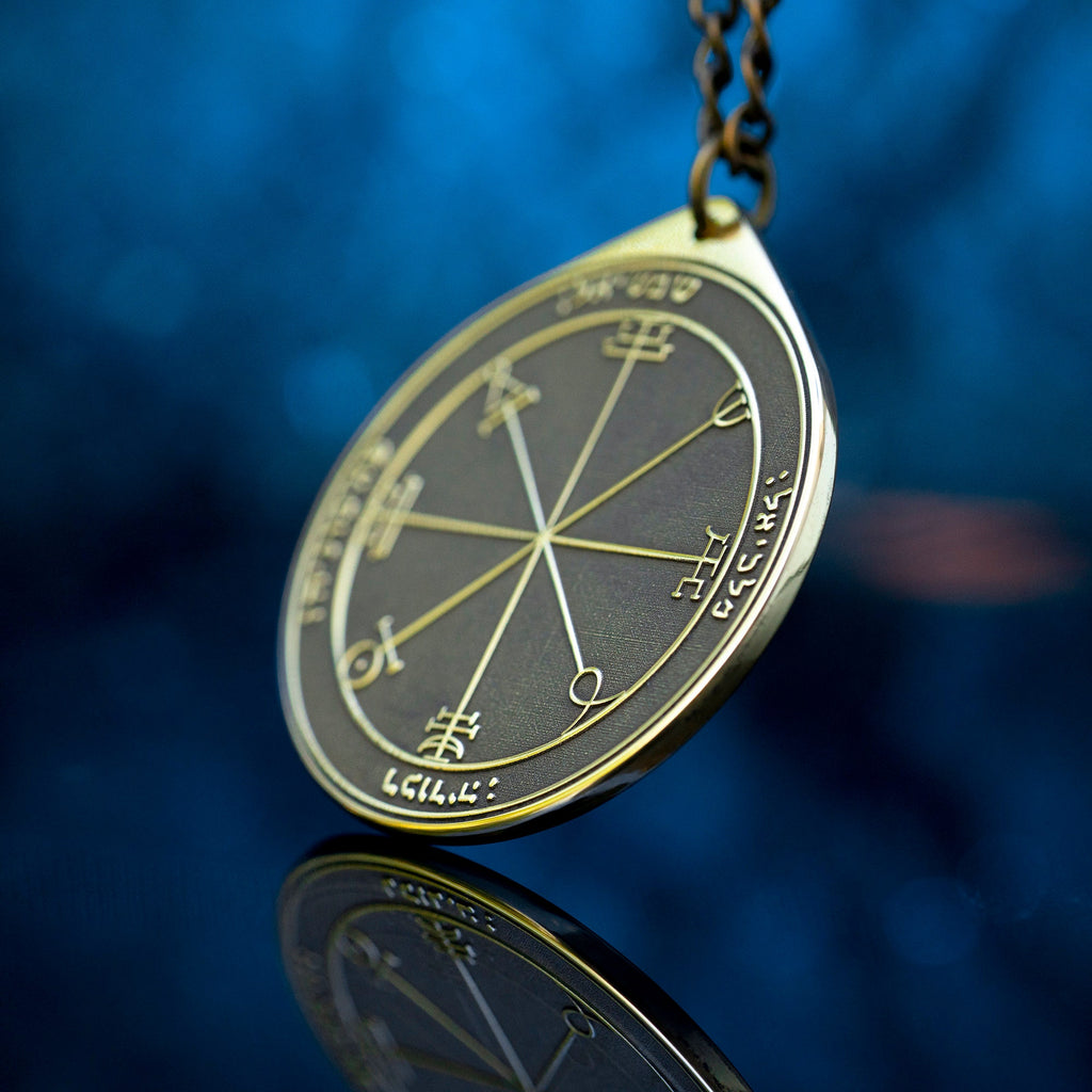 The Second Pentacle of the Sun pendant Solomon kabbalah amulet talisman seal goetia occult magic lemegeton