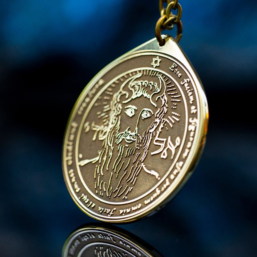 The First Pentacle of the Sun pendant Solomon kabbalah amulet talisman seal goetia occult magic lemegeton