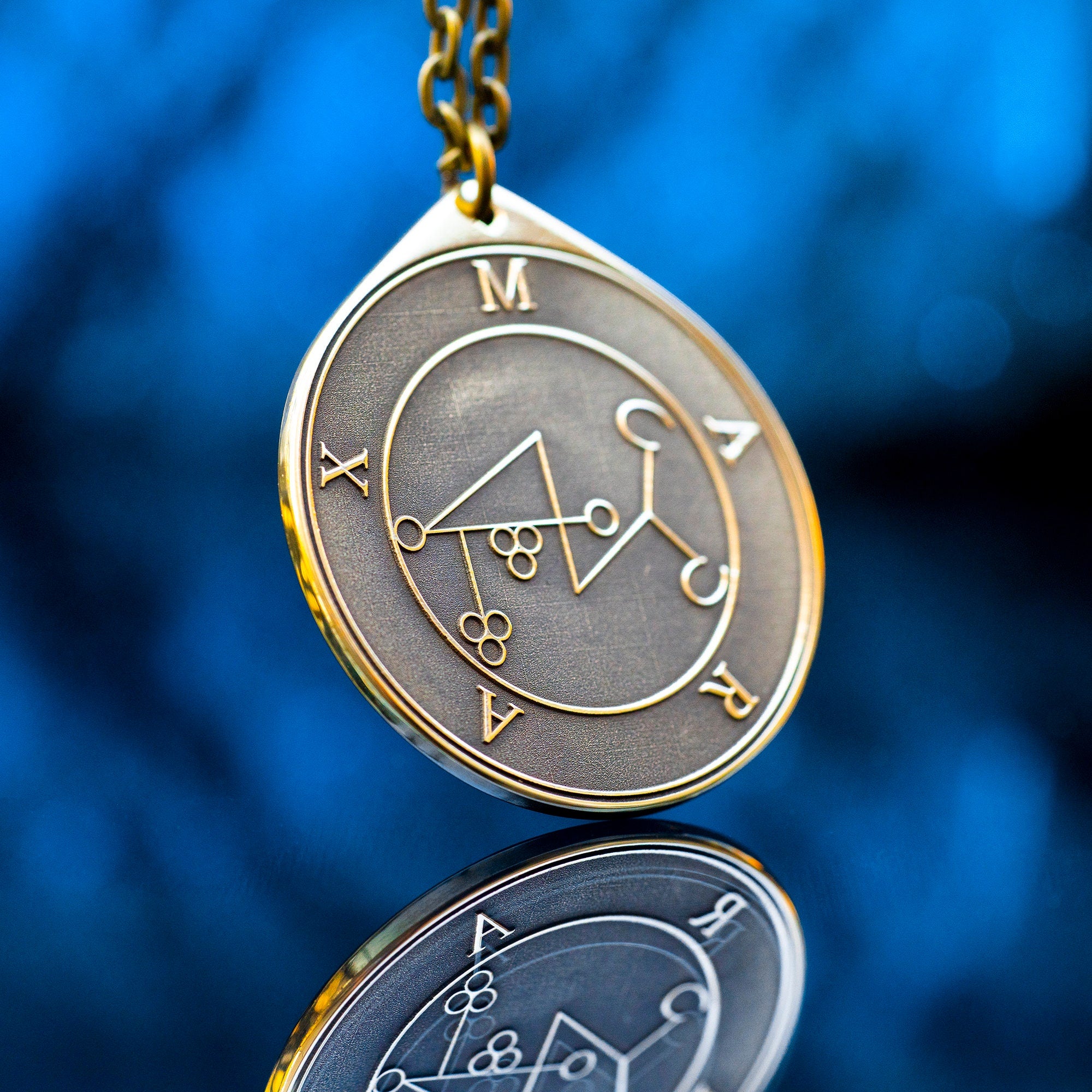 Earl Marax Seal Pendant: Lesser Key of Solomon Amulet