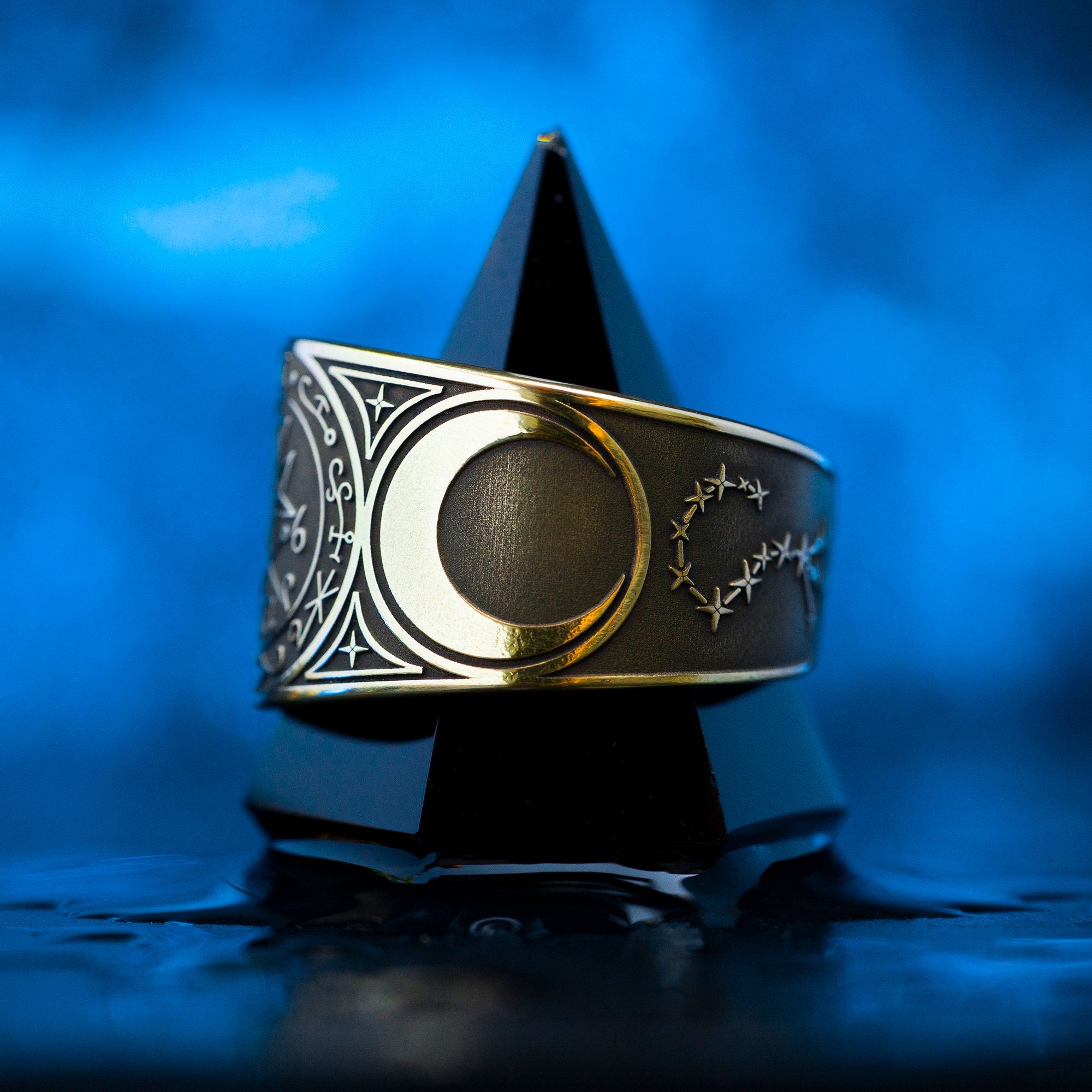 Lilith Seal Ring: Mother of Night Goddess, Kabbalah Talisman