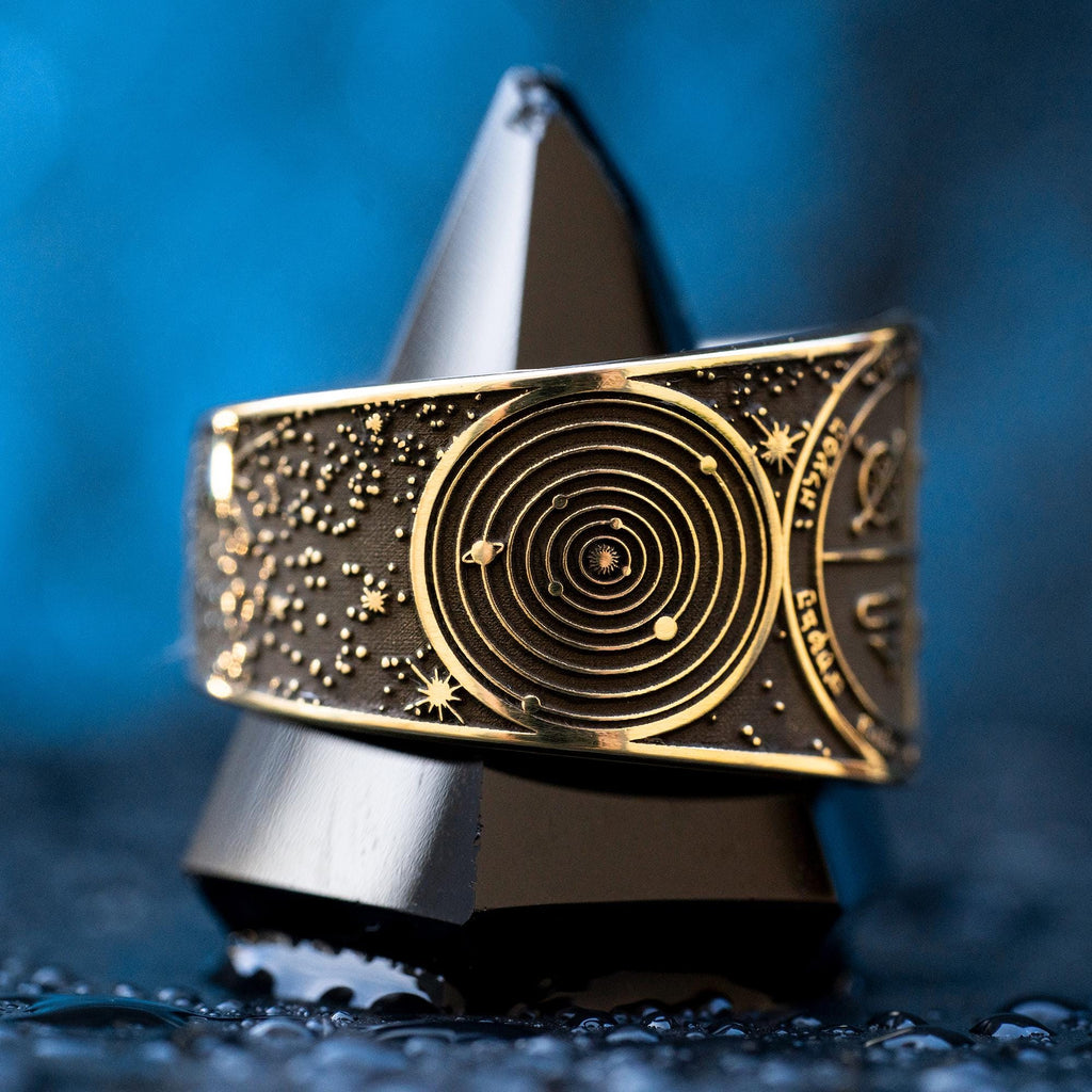 Goetia Third Pentacle of Jupiter Ring: Solomon Kabbalah Seal Amulet