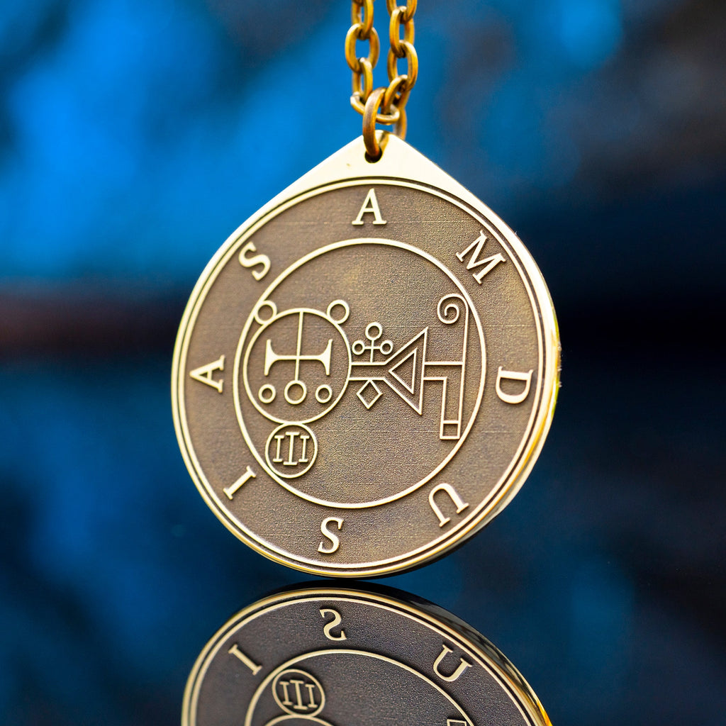 Amdusias Seal Pendant: Lesser Key of Solomon Amulet