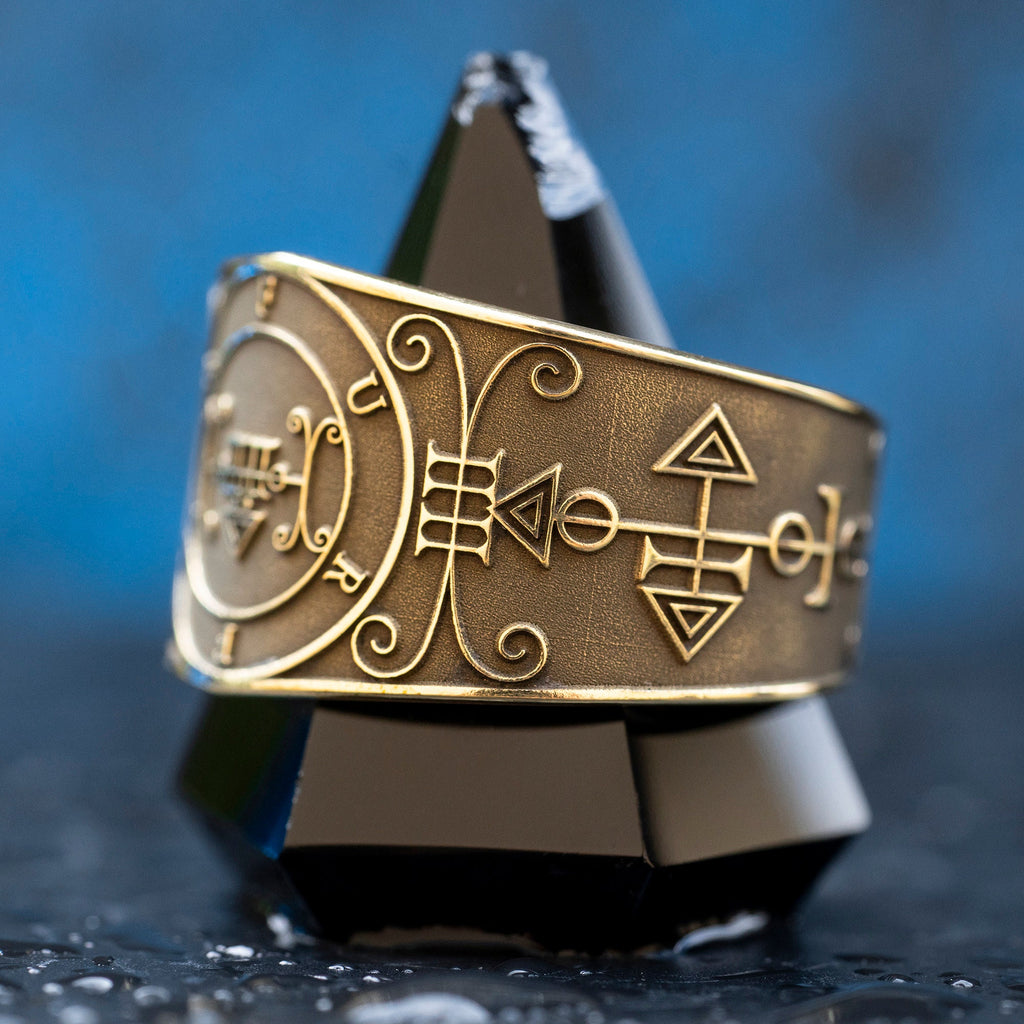 Earl Furfur Brass Ring: Lesser Key of Solomon Seal, Demon talisman