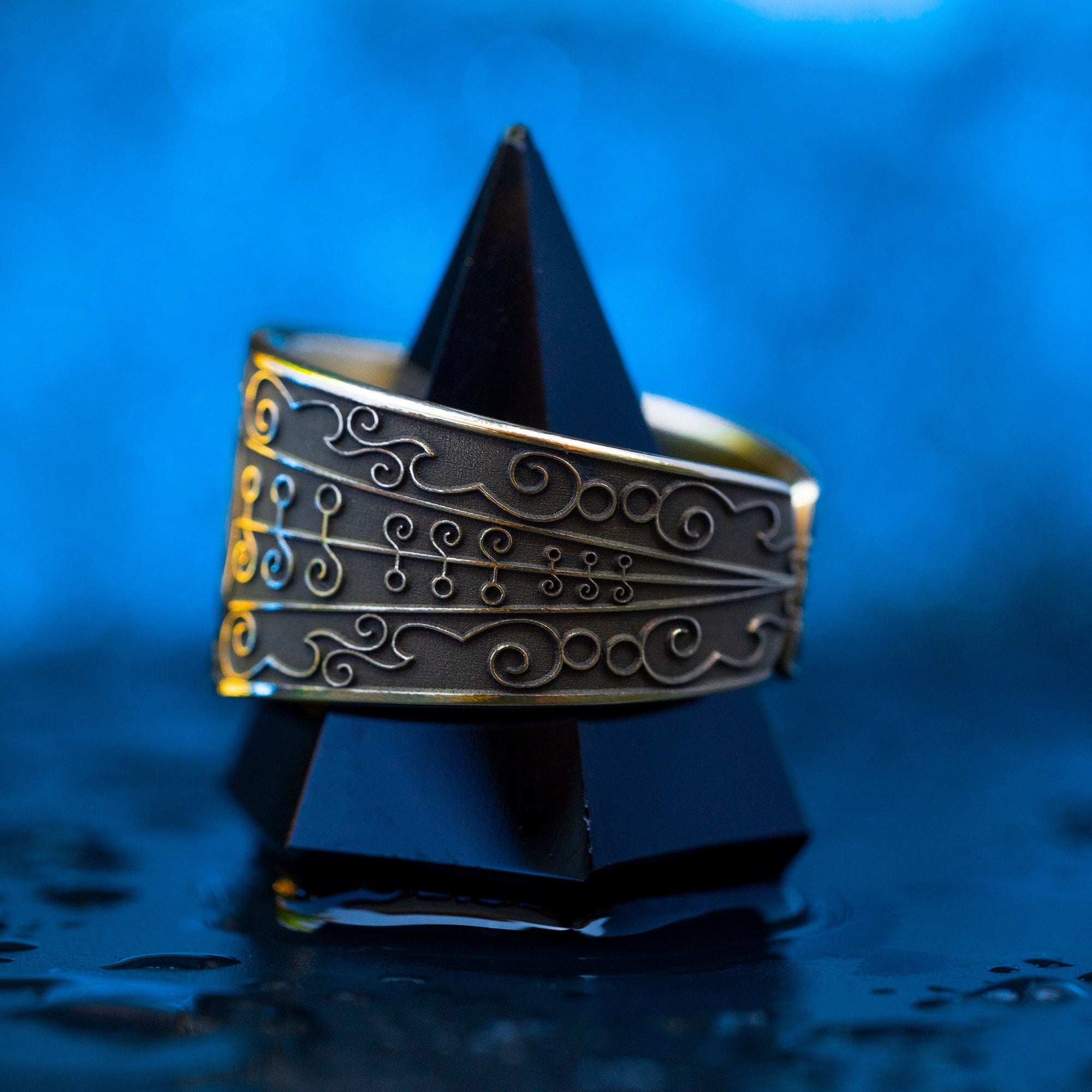 Paimon Seal Ring: Demon of Authority and Knowledge,Goetia Solomon Kabbalah Talisman