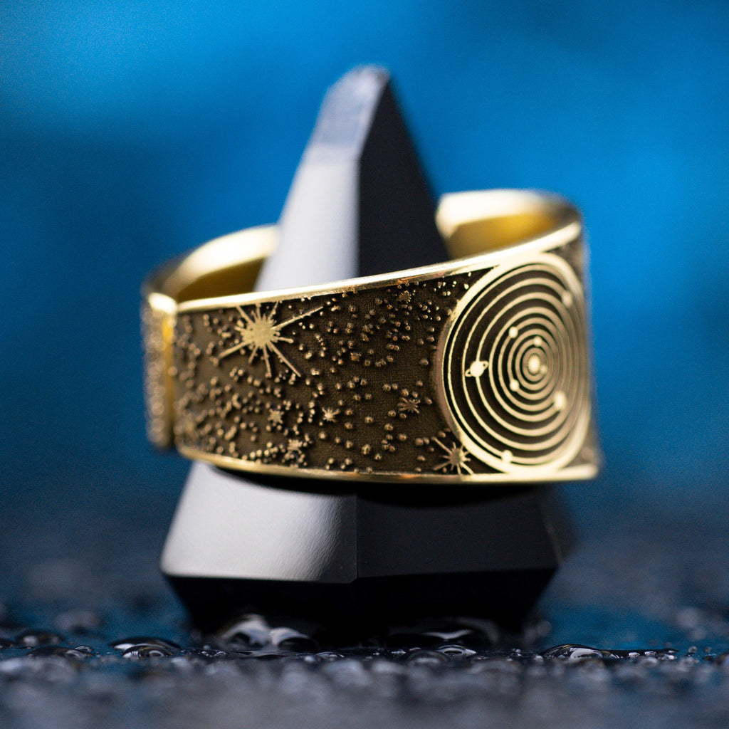 Goetia First Pentacle of Venus Ring: Kabbalah Seal of Solomon Amulet