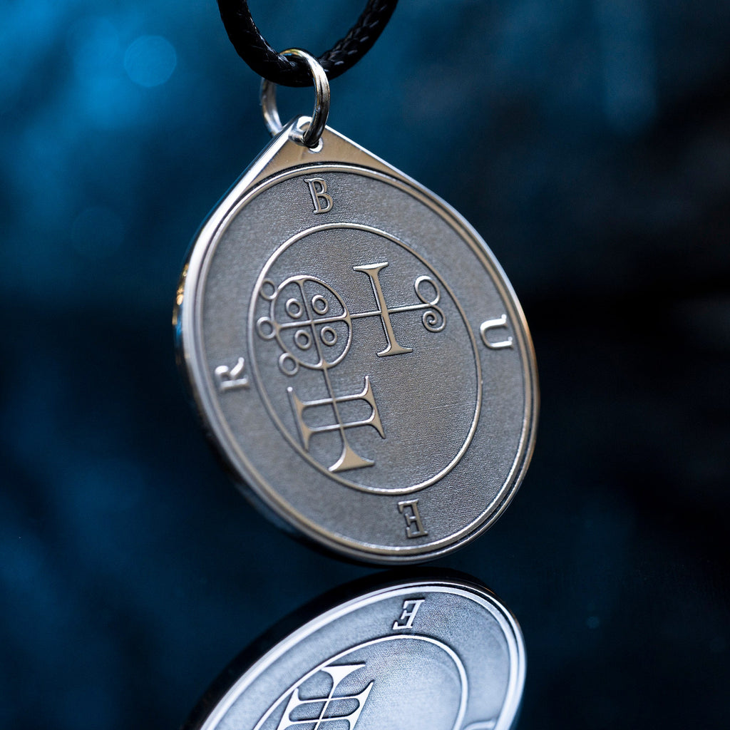 King Buer Seal Pendant: Demon of Healing, Solomon Kabbalah Occult Talisman