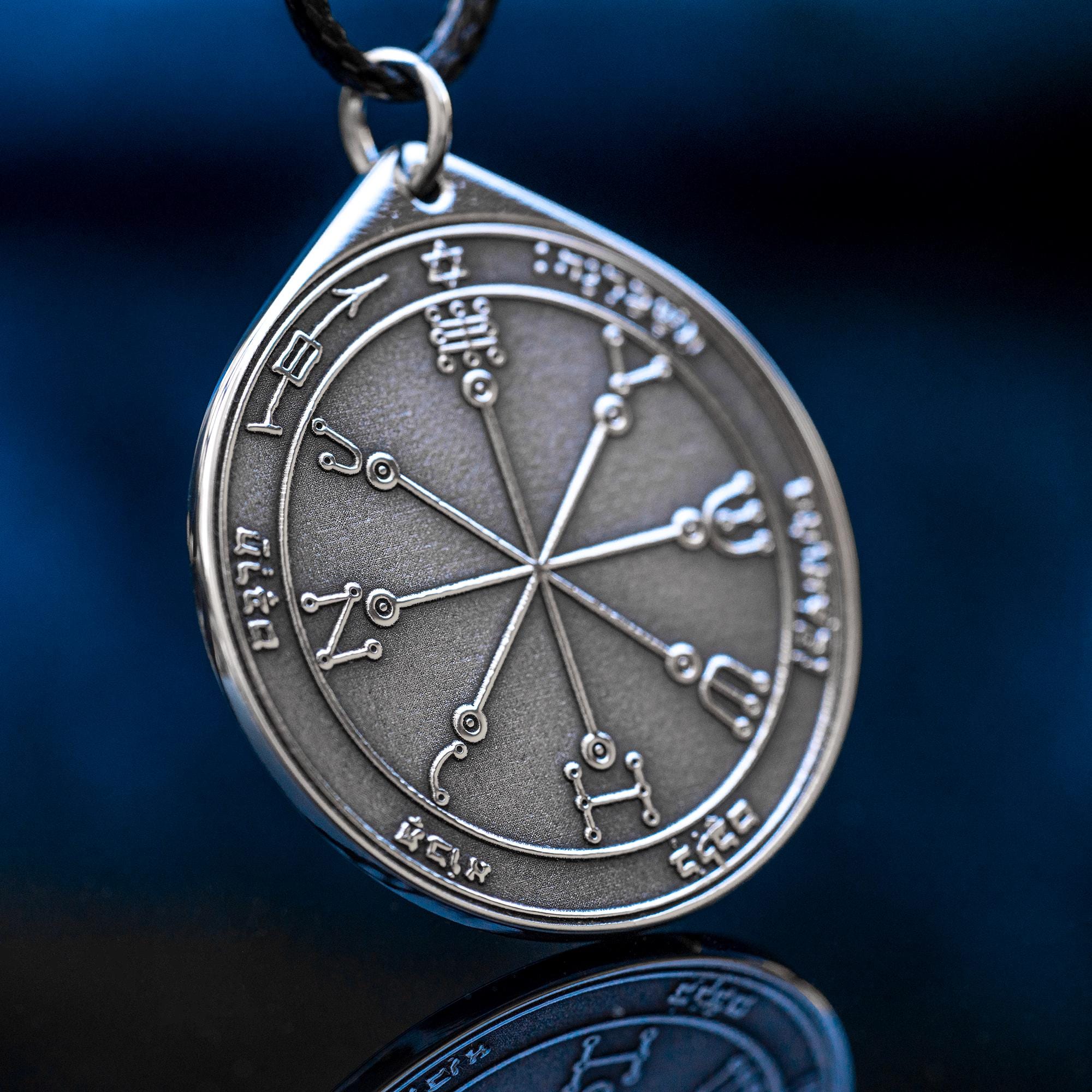 The Sixth Pentacle of Mars pendant Solomon kabbalah amulet talisman seal goetia occult magic lemegeton