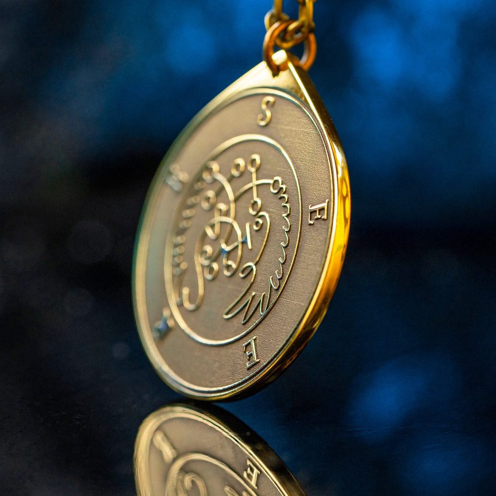 Prince Seere Brass Pendant: Lesser Key of Solomon Amulet